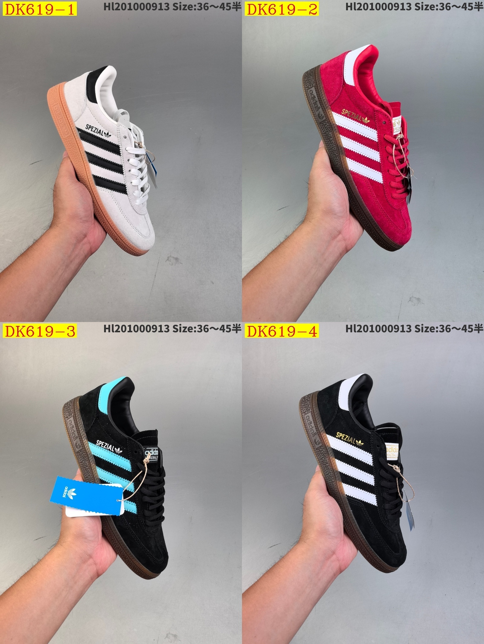 42$ new_dh Adidas Originals Handball SPZL size 36-45 92605024705 DK619 gallery