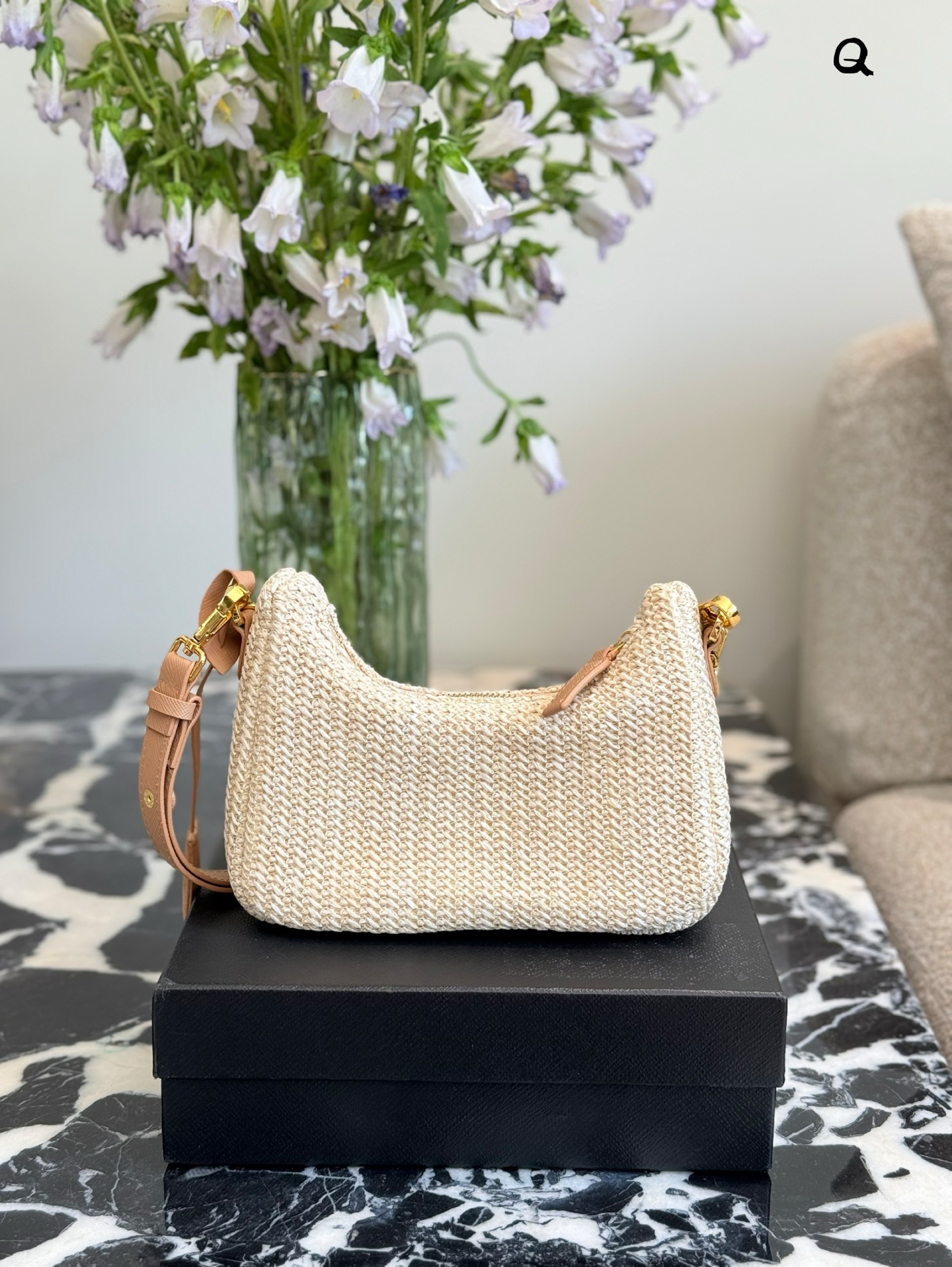 42$ prada hobo Shoulder bag size 21cm 020250 HG258 gallery
