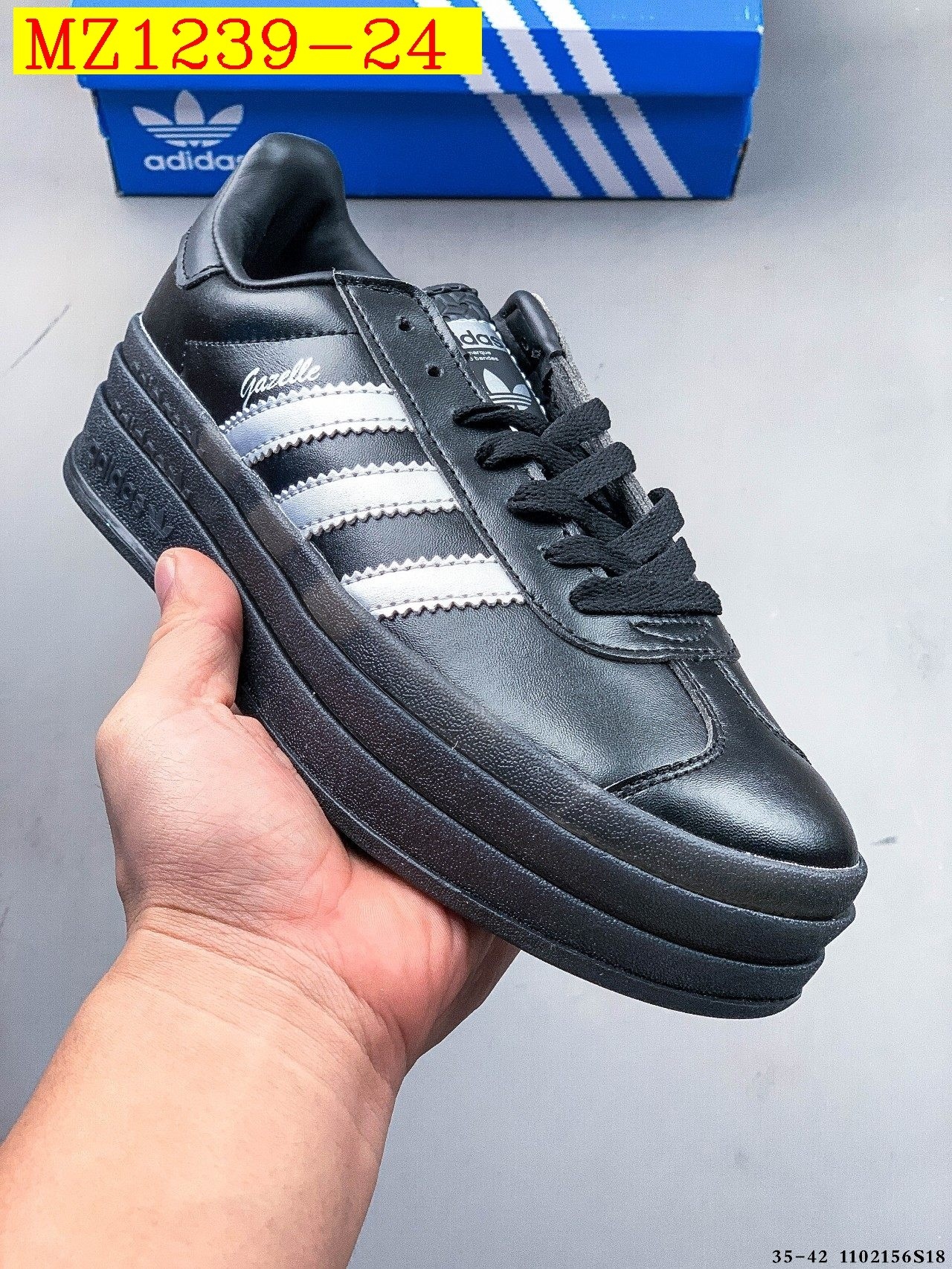 43$ Adidas Gazelle Bold W size 35-42 617800 MZ1239 gallery