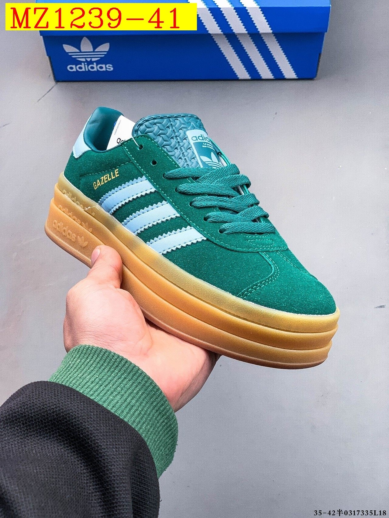 43$ Adidas Gazelle Bold W size 35-42 617800 MZ1239 gallery