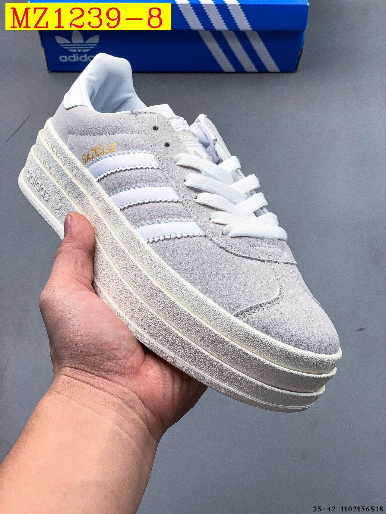 43$ Adidas Gazelle Bold W size 35-42 617800 MZ1239 gallery