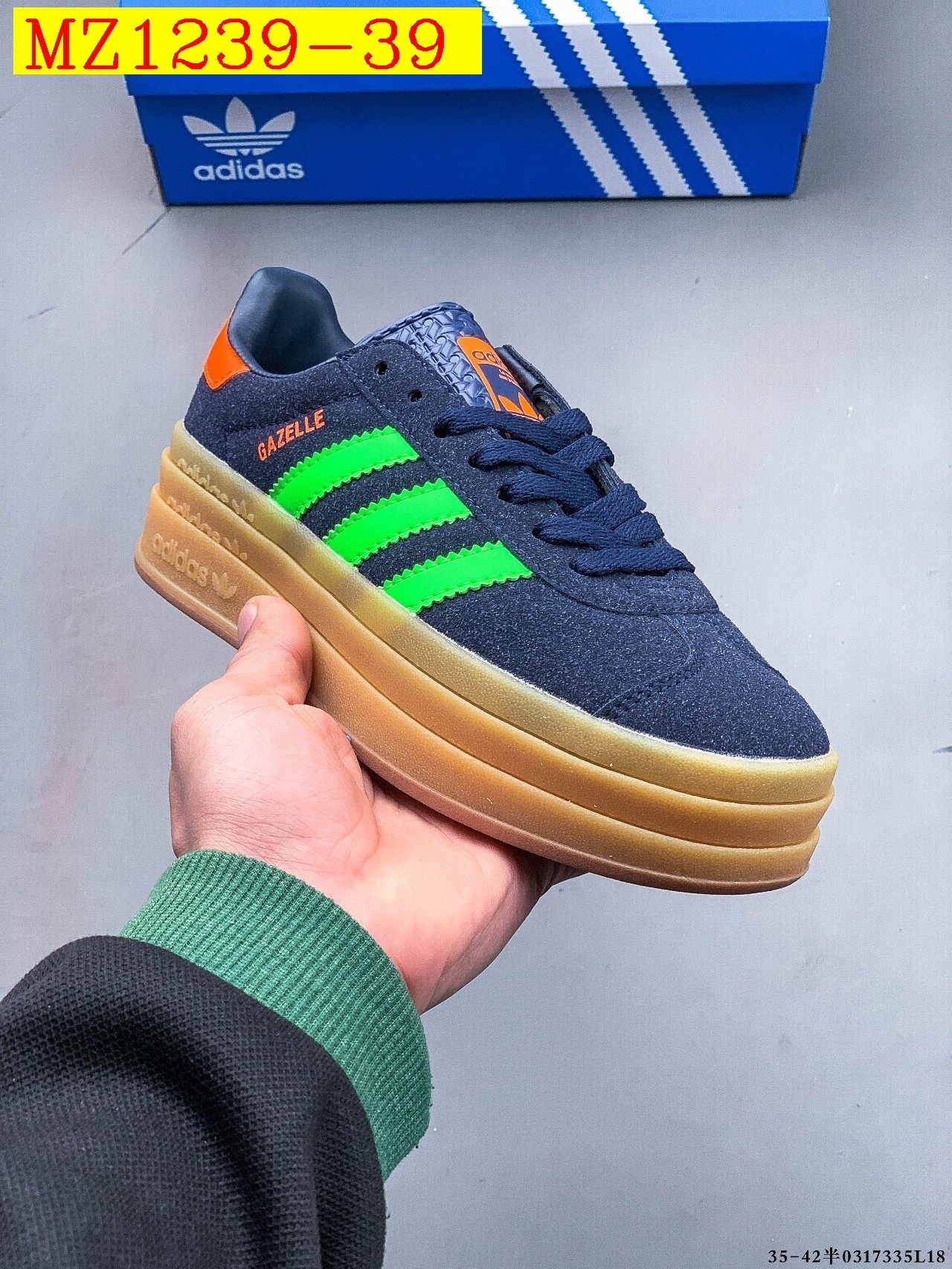 43$ Adidas Gazelle Bold W size 35-42 617800 MZ1239 gallery