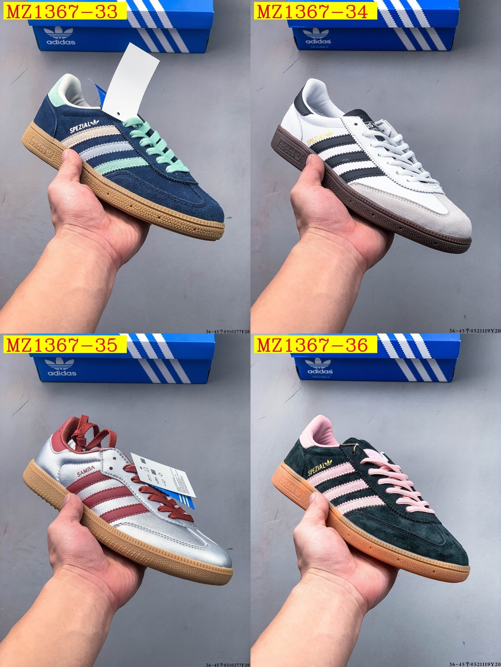 43$ Adidas HANDBALL SPEZIAL 1 size 36-45 half 622050 MZ1367 gallery