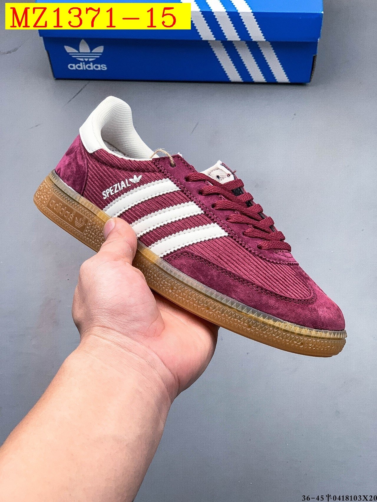 43$ Adidas HANDBALL SPEZIAL 3 size 36-45 half 827050 MZ1371 gallery