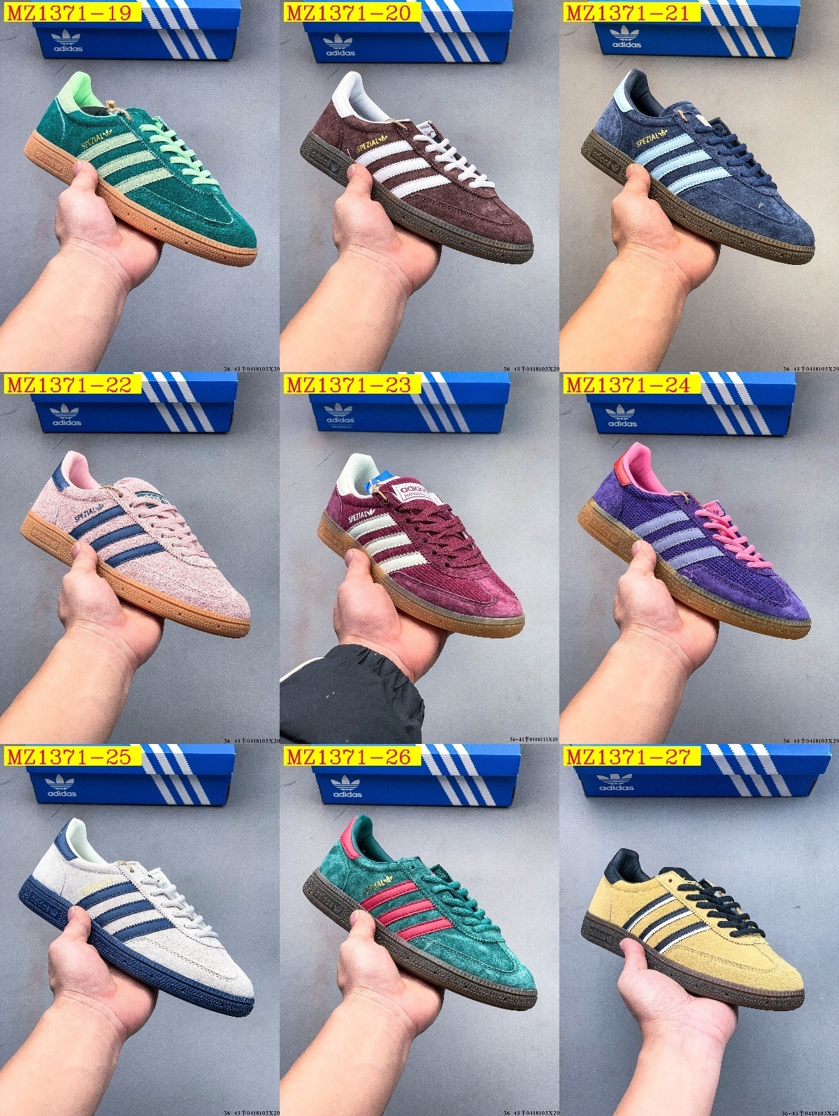 43$ Adidas HANDBALL SPEZIAL 3 size 36-45 half 827050 MZ1371 gallery