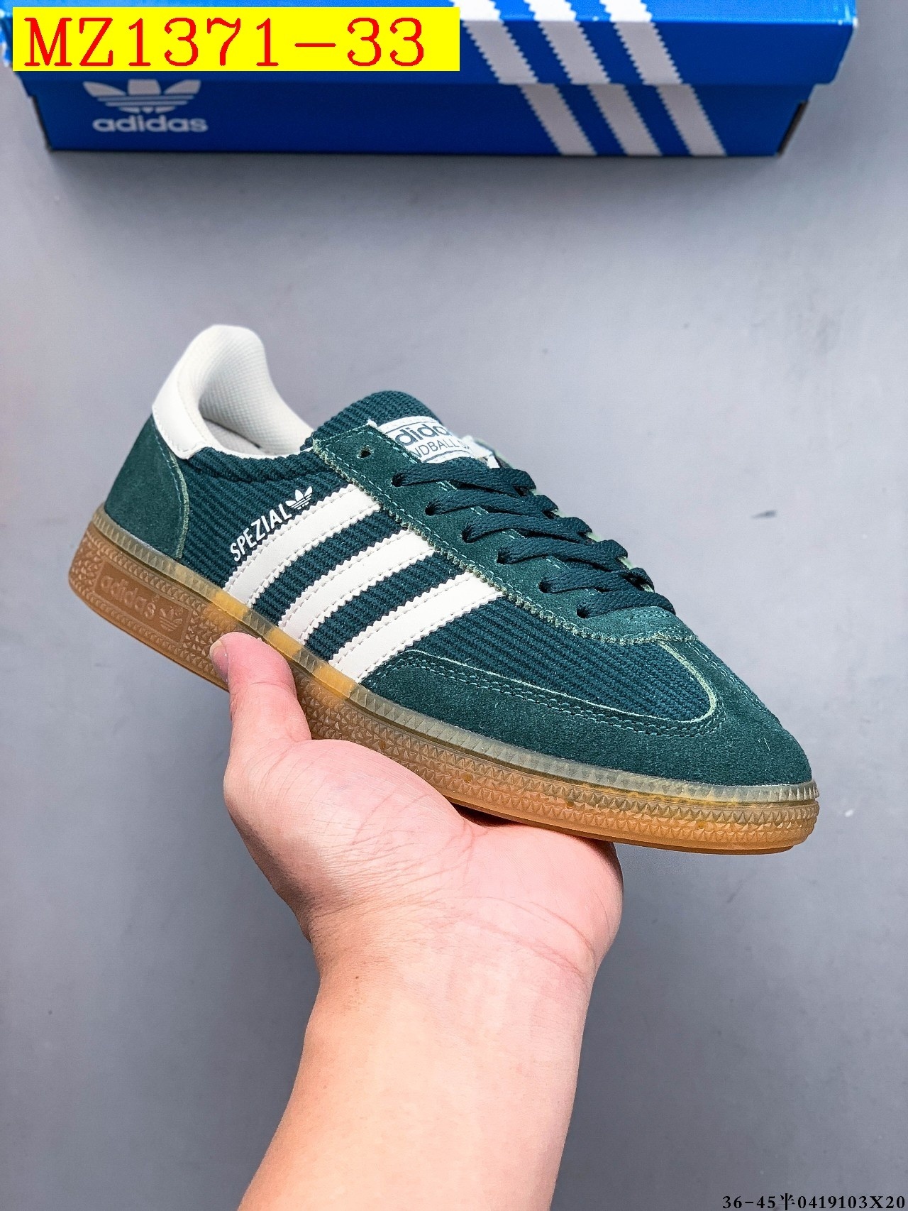 43$ Adidas HANDBALL SPEZIAL 3 size 36-45 half 827050 MZ1371 gallery