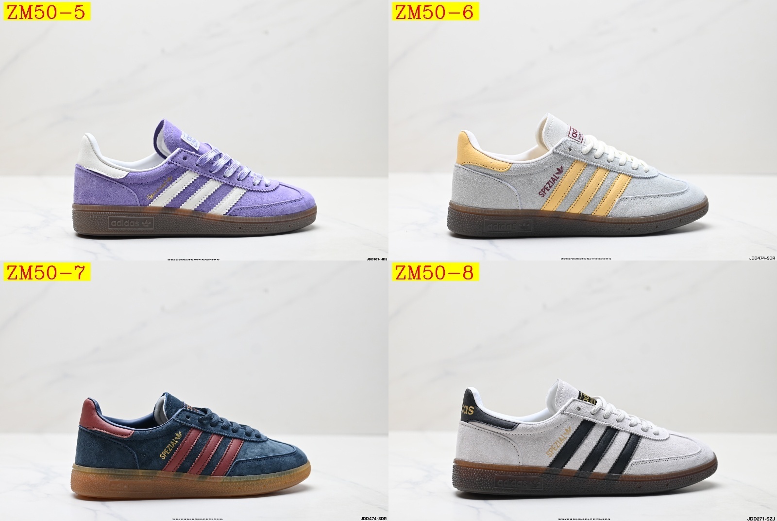 43$ Adidas Handball Spezial size 36-45 half 920010 ZM50 gallery