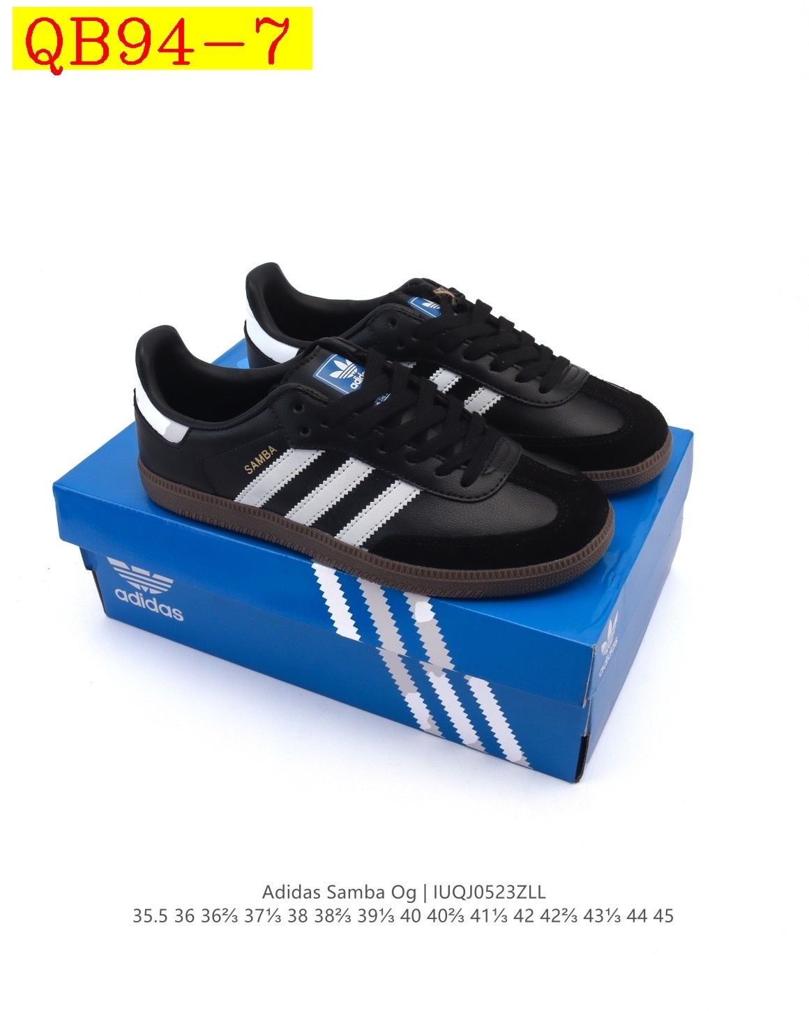 43$ Adidas Original Samba OG Size 36-45 half 522070 QB94 gallery