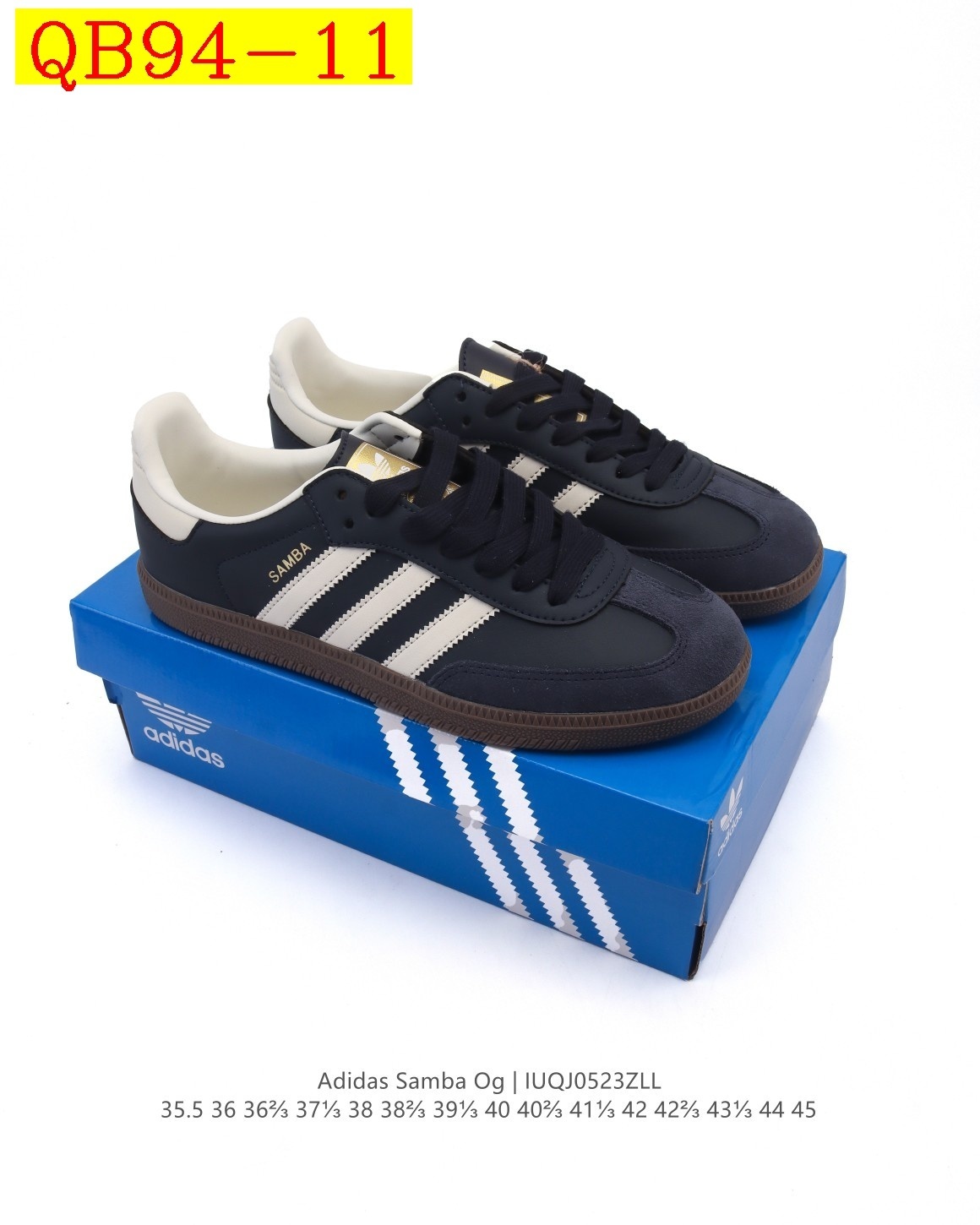 43$ Adidas Original Samba OG Size 36-45 half 522070 QB94 gallery