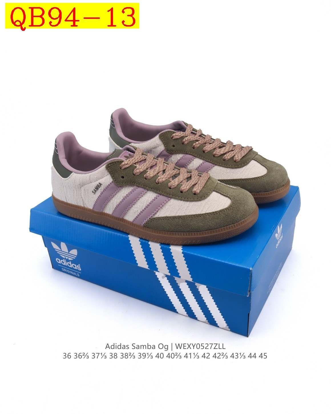 43$ Adidas Original Samba OG Size 36-45 half 522070 QB94 gallery