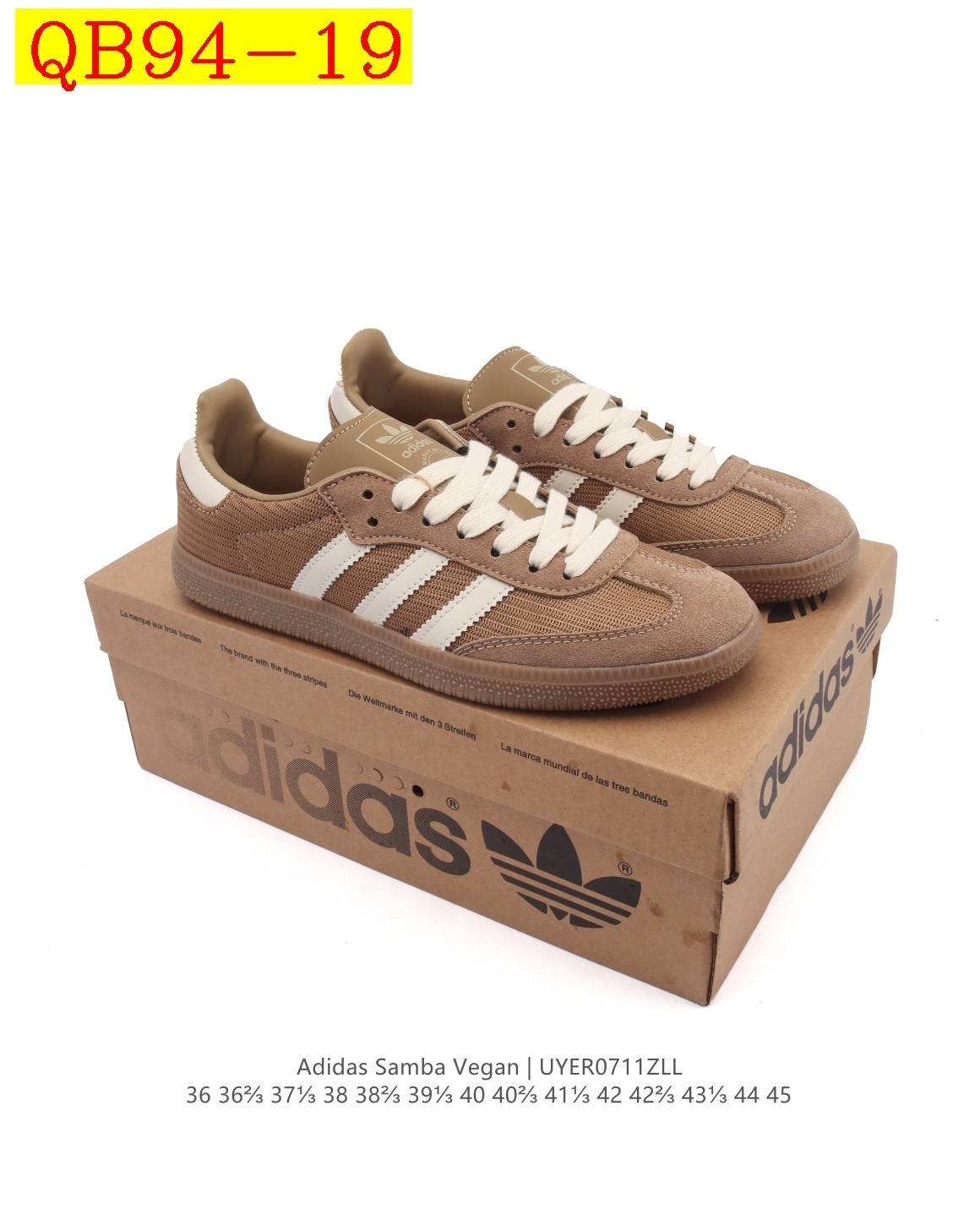 43$ Adidas Original Samba OG Size 36-45 half 522070 QB94 gallery