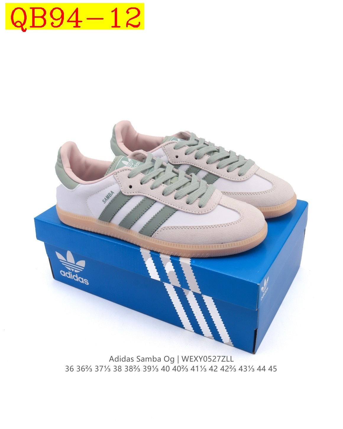 43$ Adidas Original Samba OG Size 36-45 half 522070 QB94 gallery