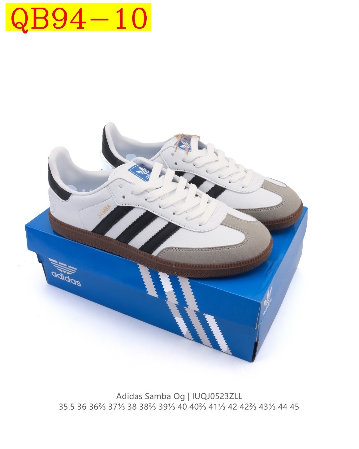 43$ Adidas Original Samba OG Size 36-45 half 522070 QB94 gallery