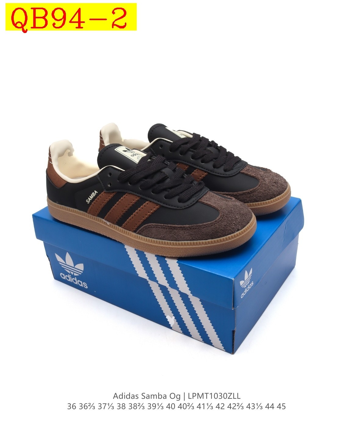 43$ Adidas Original Samba OG Size 36-45 half 522070 QB94 gallery