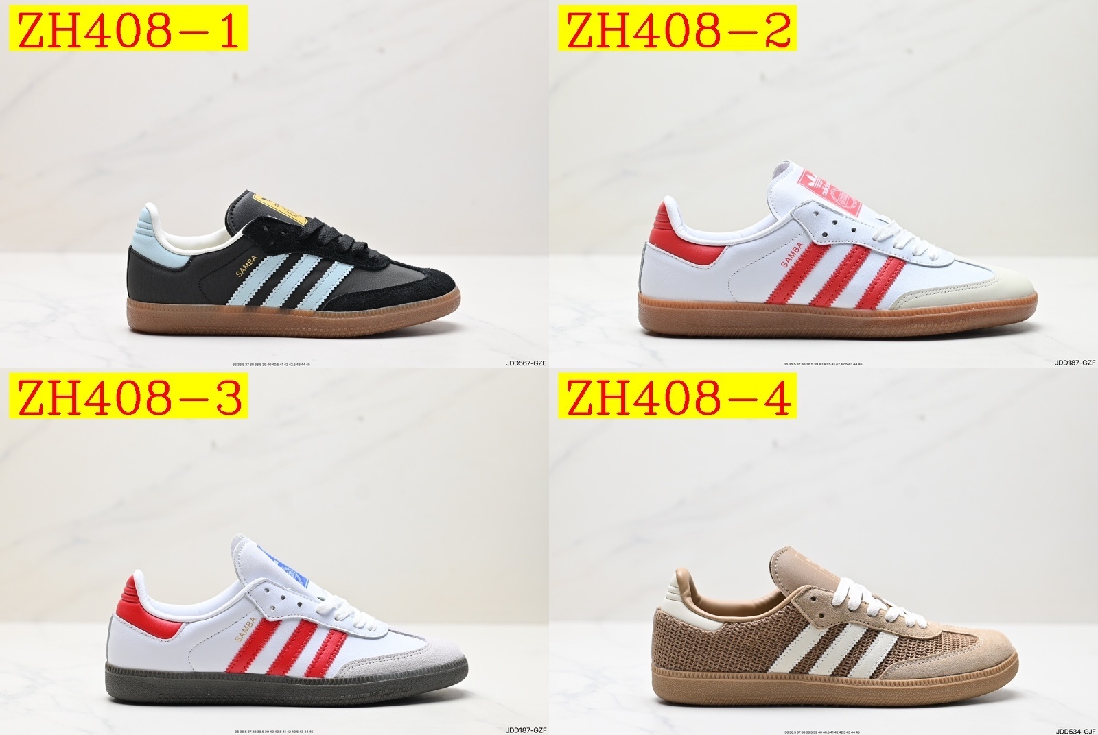 43$ Adidas Originals Samba size 36-45 All Colors 12 421050 ZH408 gallery