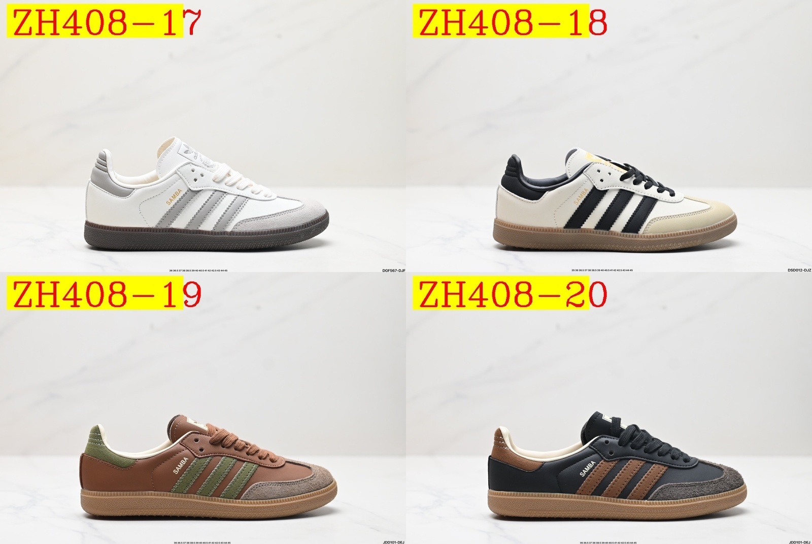 43$ Adidas Originals Samba size 36-45 All Colors 12 421050 ZH408 gallery