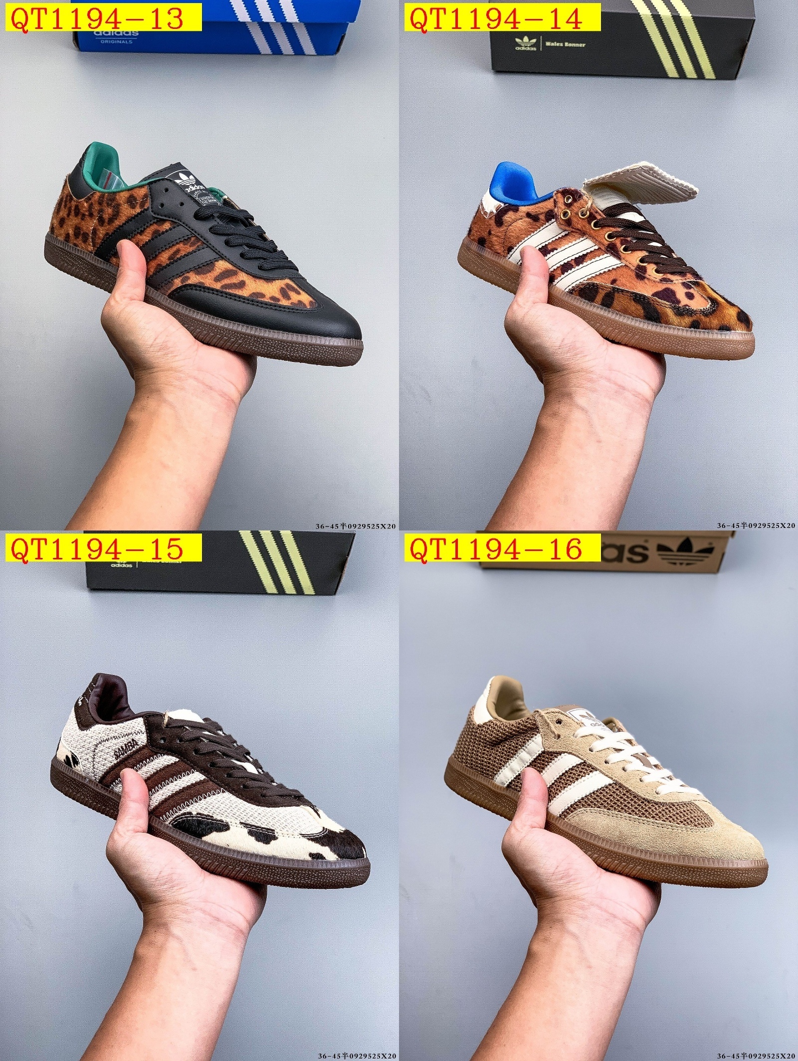 43$ Adidas Samba OG SIZE 36-45 HALF 121090 QT1194 gallery