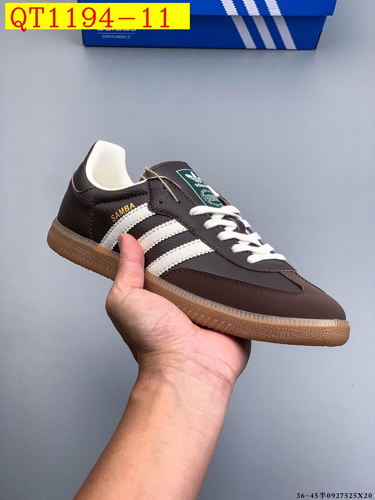 43$ Adidas Samba OG SIZE 36-45 HALF 121090 QT1194 gallery