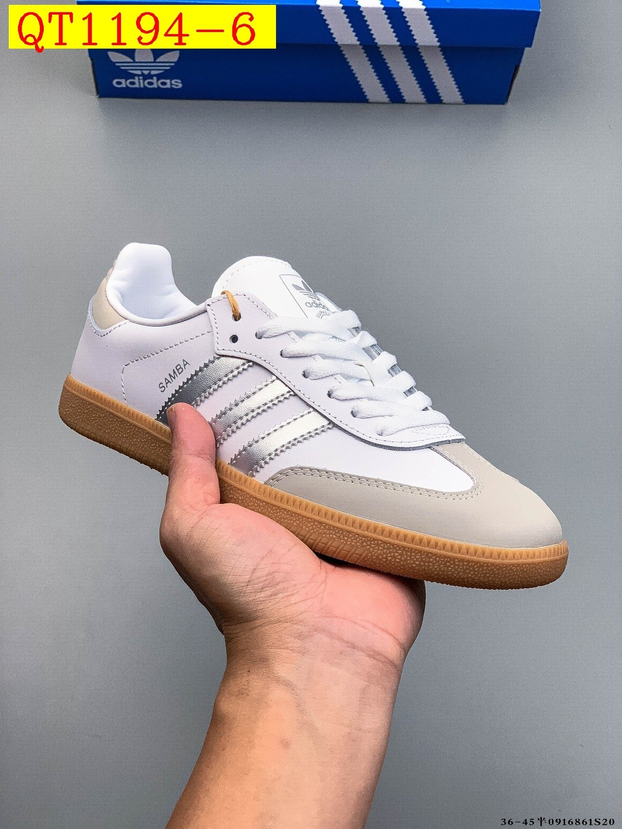 43$ Adidas Samba OG SIZE 36-45 HALF 121090 QT1194 gallery