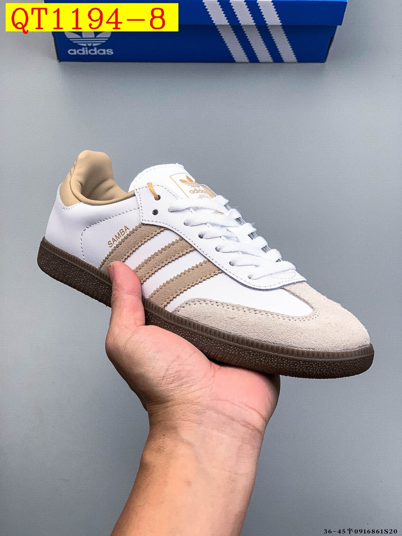 43$ Adidas Samba OG SIZE 36-45 HALF 121090 QT1194 gallery