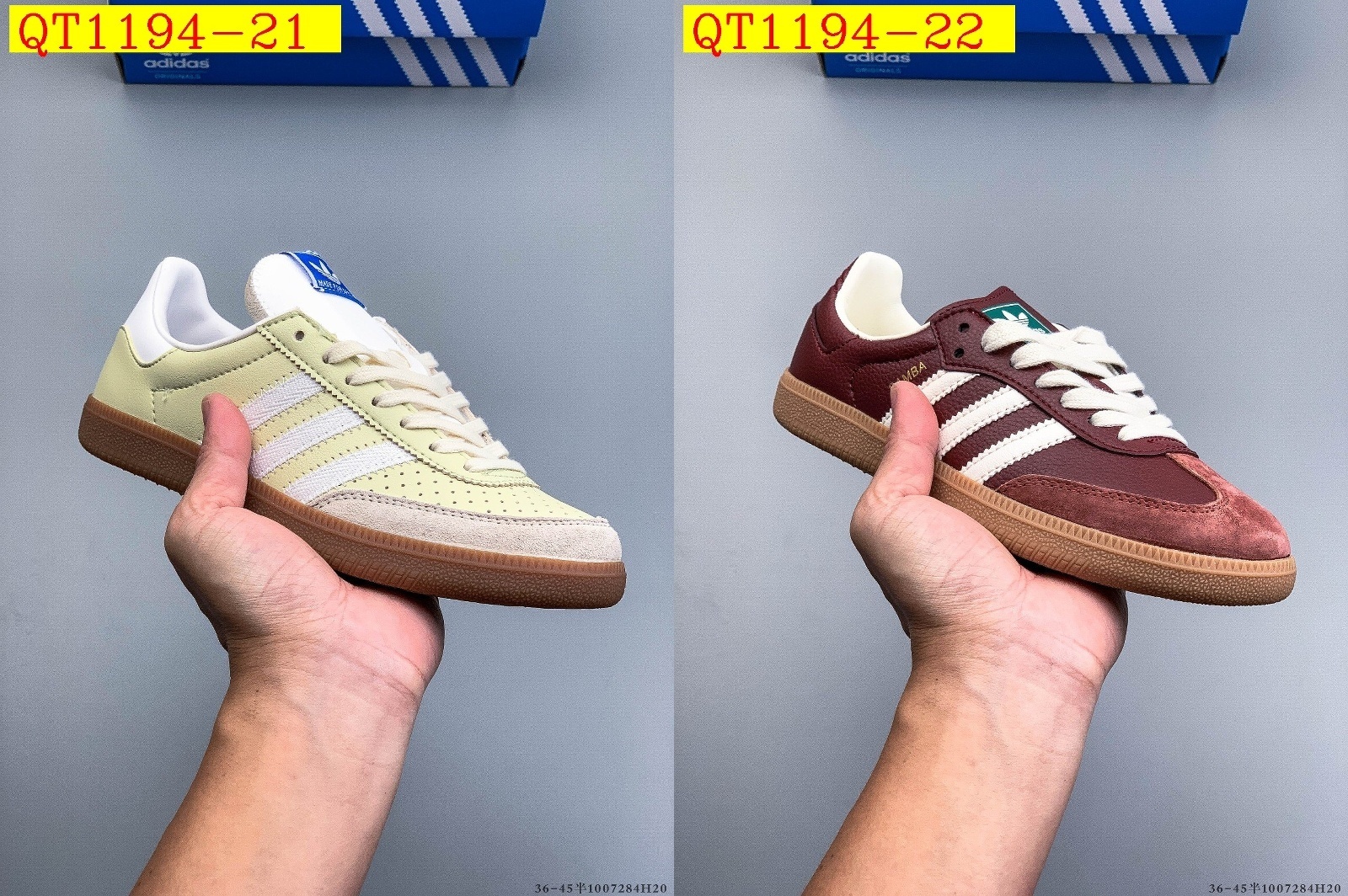 43$ Adidas Samba OG SIZE 36-45 HALF 121090 QT1194 gallery