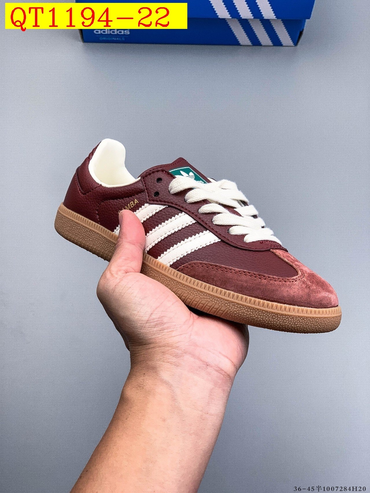 43$ Adidas Samba OG SIZE 36-45 HALF 121090 QT1194 gallery