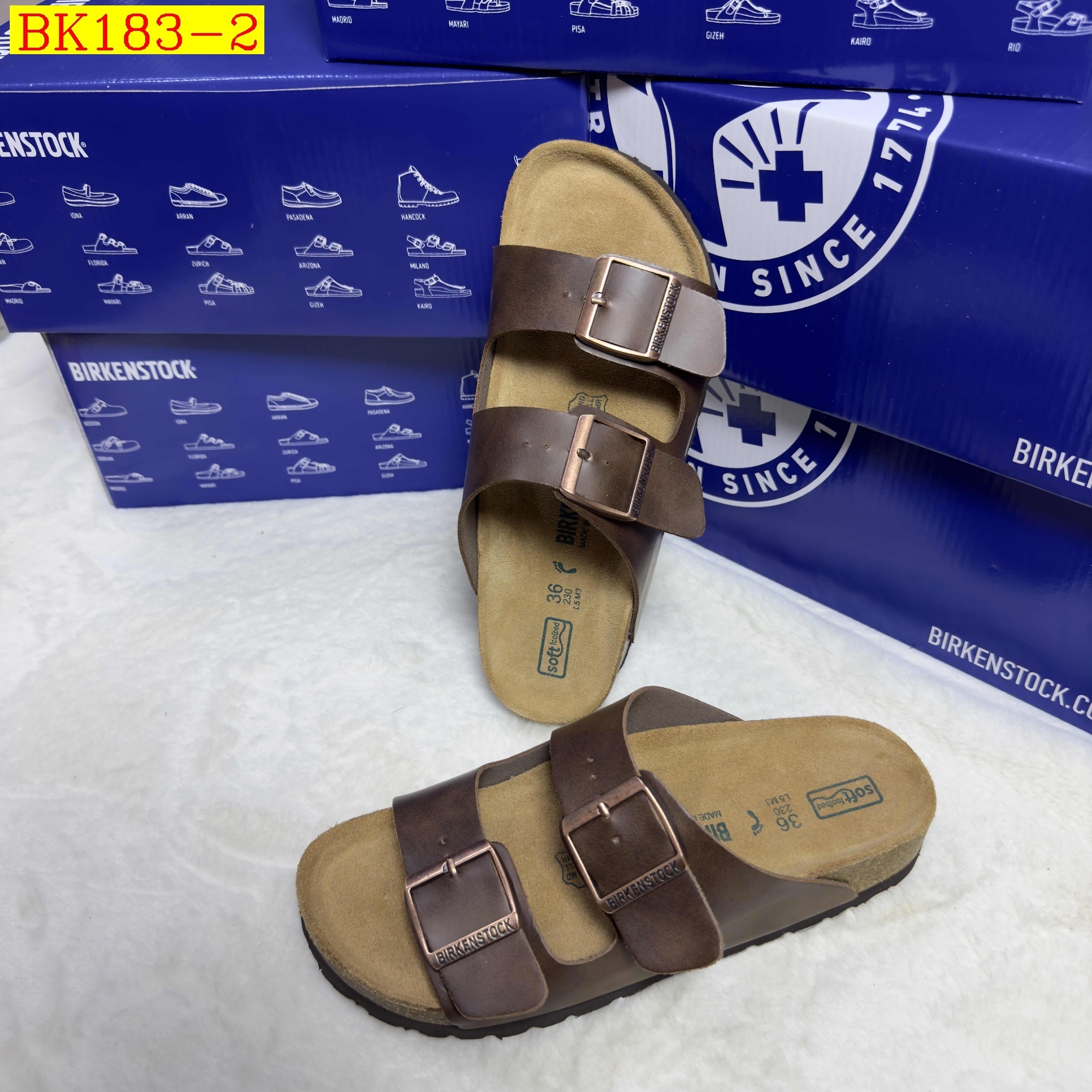 43$ BIRKENSTOCK Slippers size 36-45 019720 BK183 gallery
