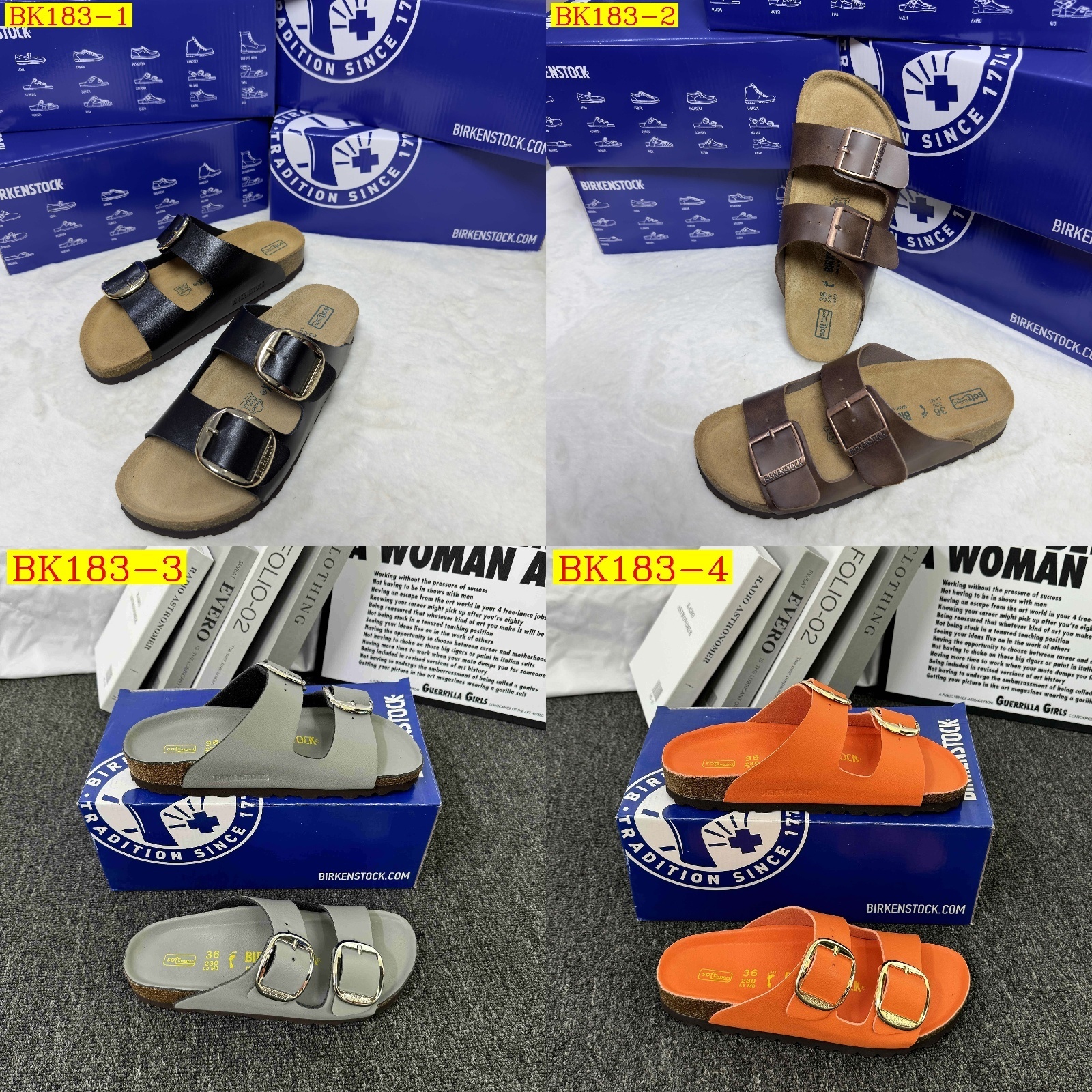 43$ BIRKENSTOCK Slippers size 36-45 019720 BK183 gallery