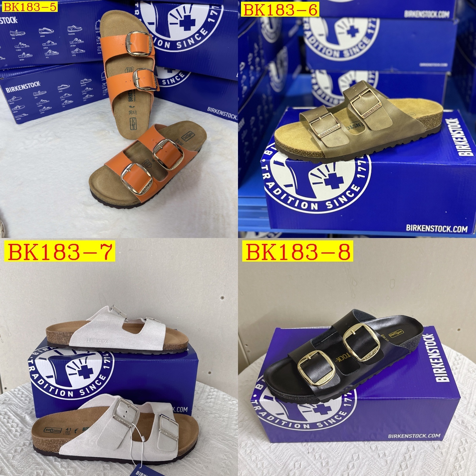 43$ BIRKENSTOCK Slippers size 36-45 019720 BK183 gallery