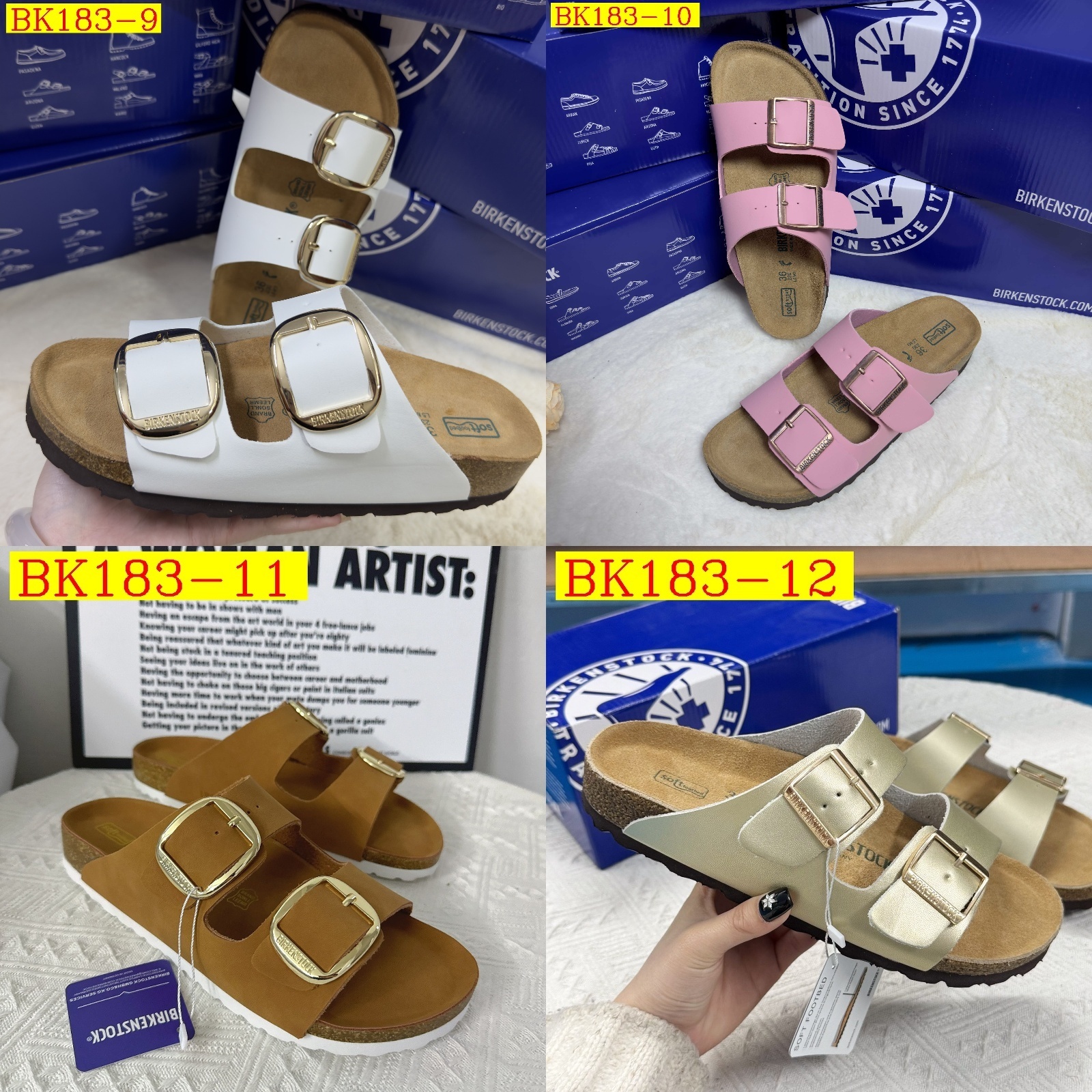 43$ BIRKENSTOCK Slippers size 36-45 019720 BK183 gallery