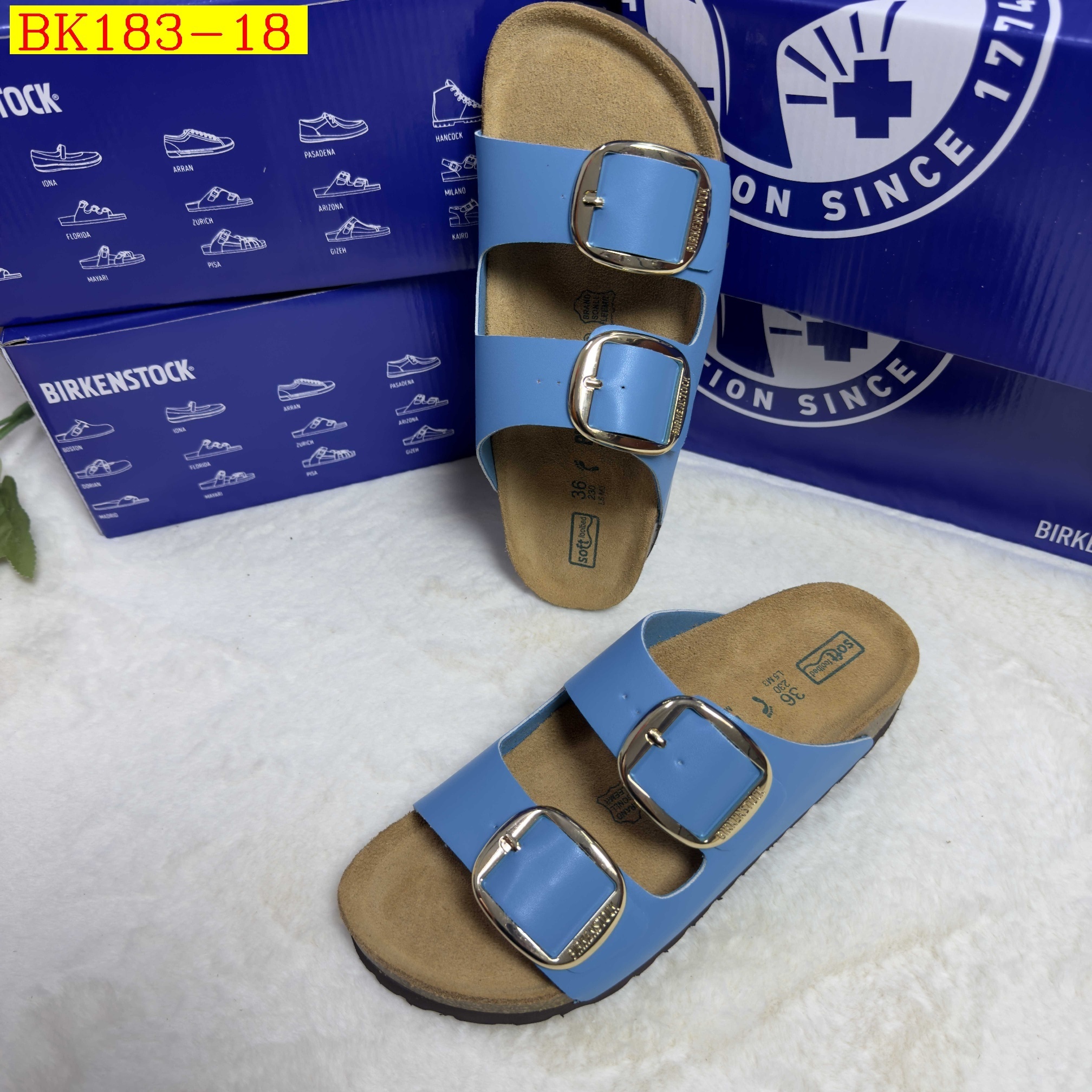 43$ BIRKENSTOCK Slippers size 36-45 019720 BK183 gallery