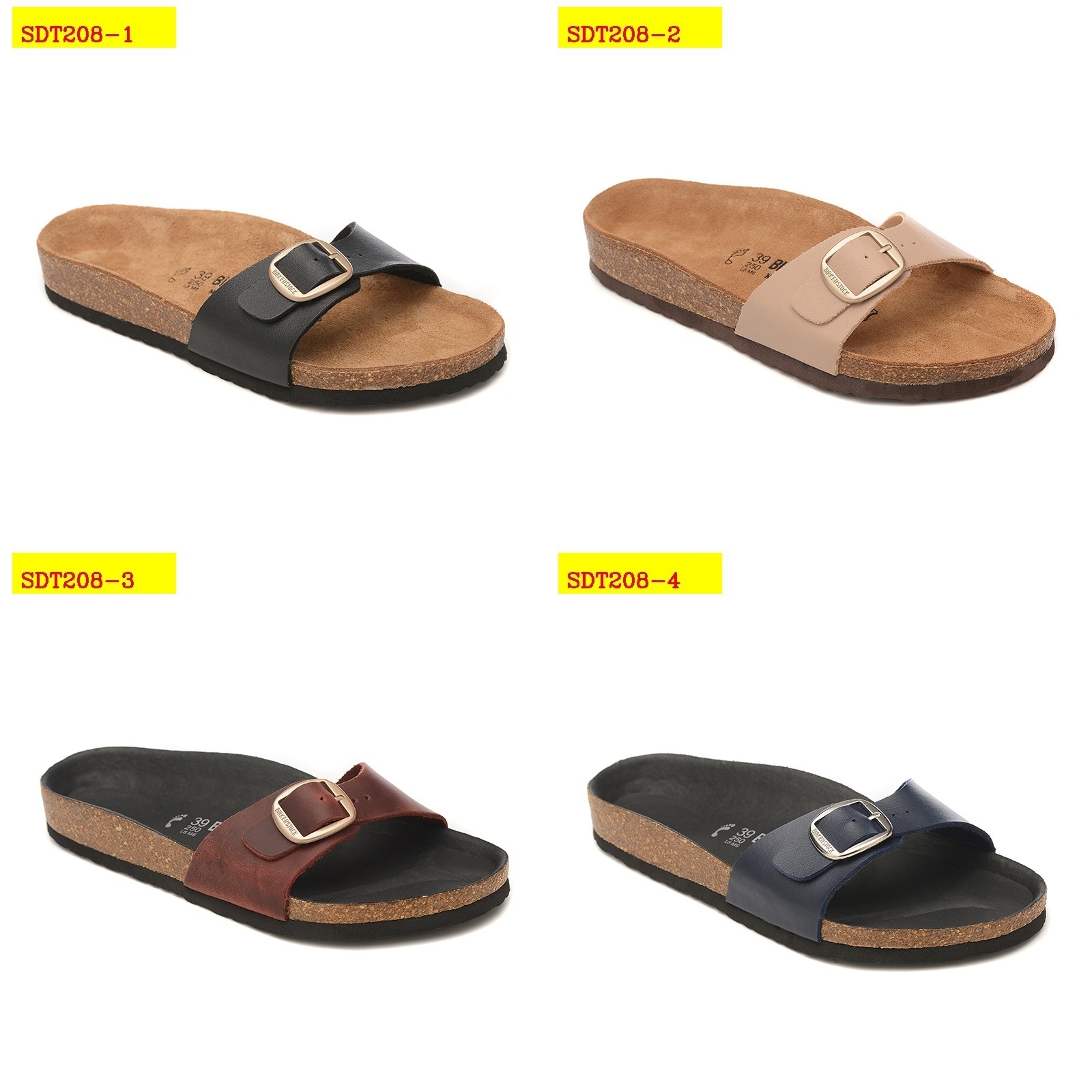 43$ Birkenstock Madrid Big Buckle Slippers size 35-45 311930 SDT208 gallery