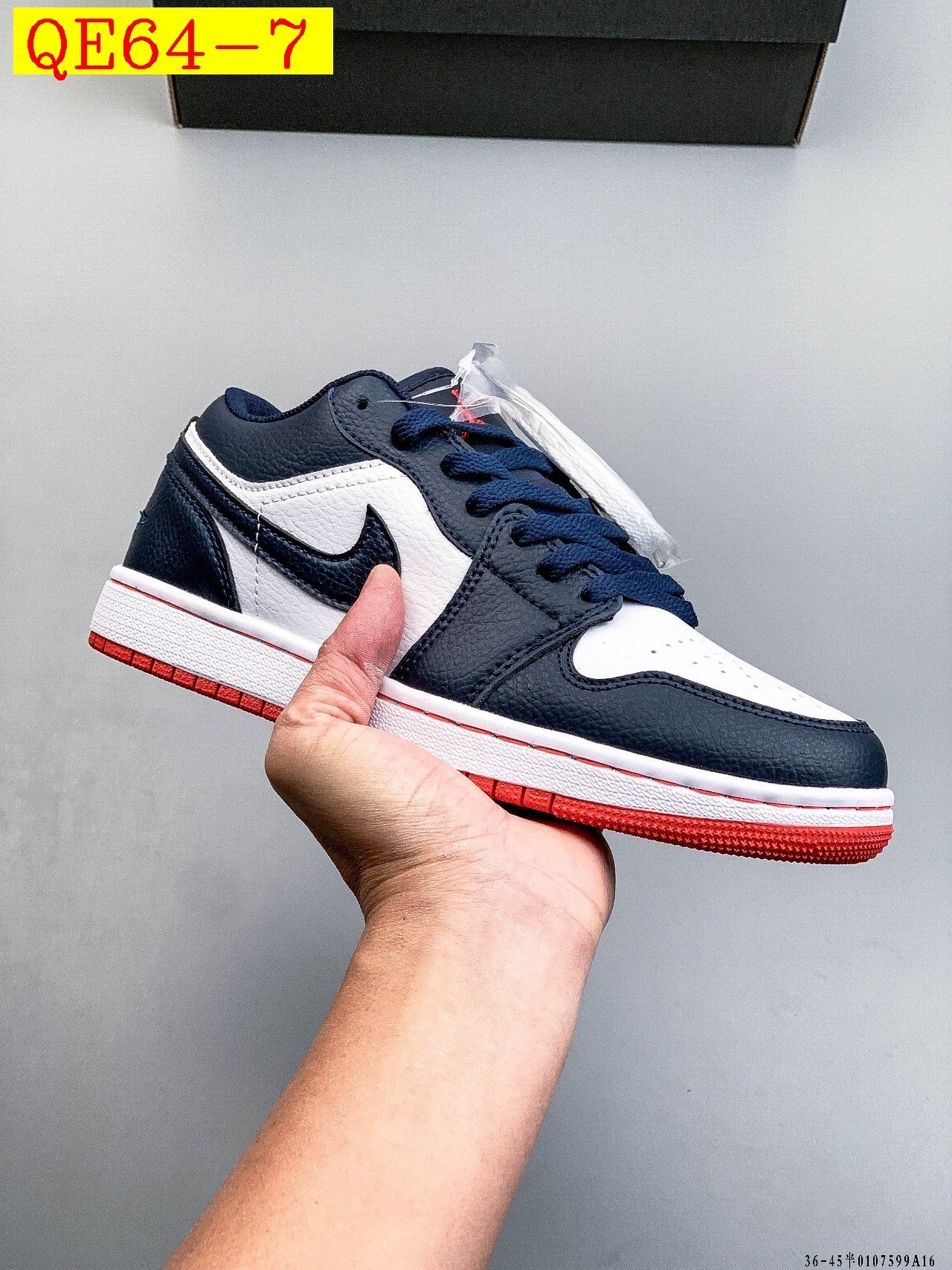 43$ NIKE AIR JORDAN LOW 1 1 size 36-45 half 413680 QE64 gallery