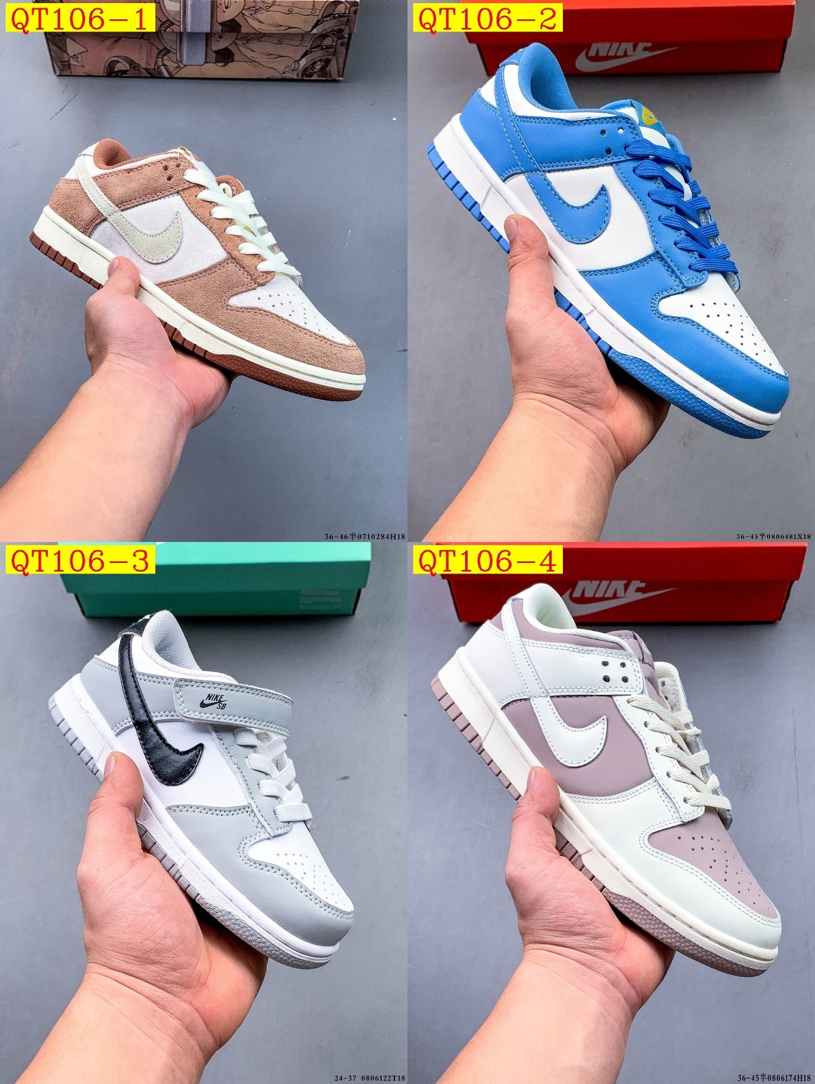 43$ NIKE SB DUNK LOW PRO size 36-45 half 415830 QT106 gallery