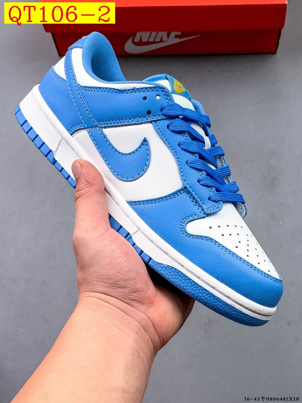 43$ NIKE SB DUNK LOW PRO size 36-45 half 415830 QT106 gallery
