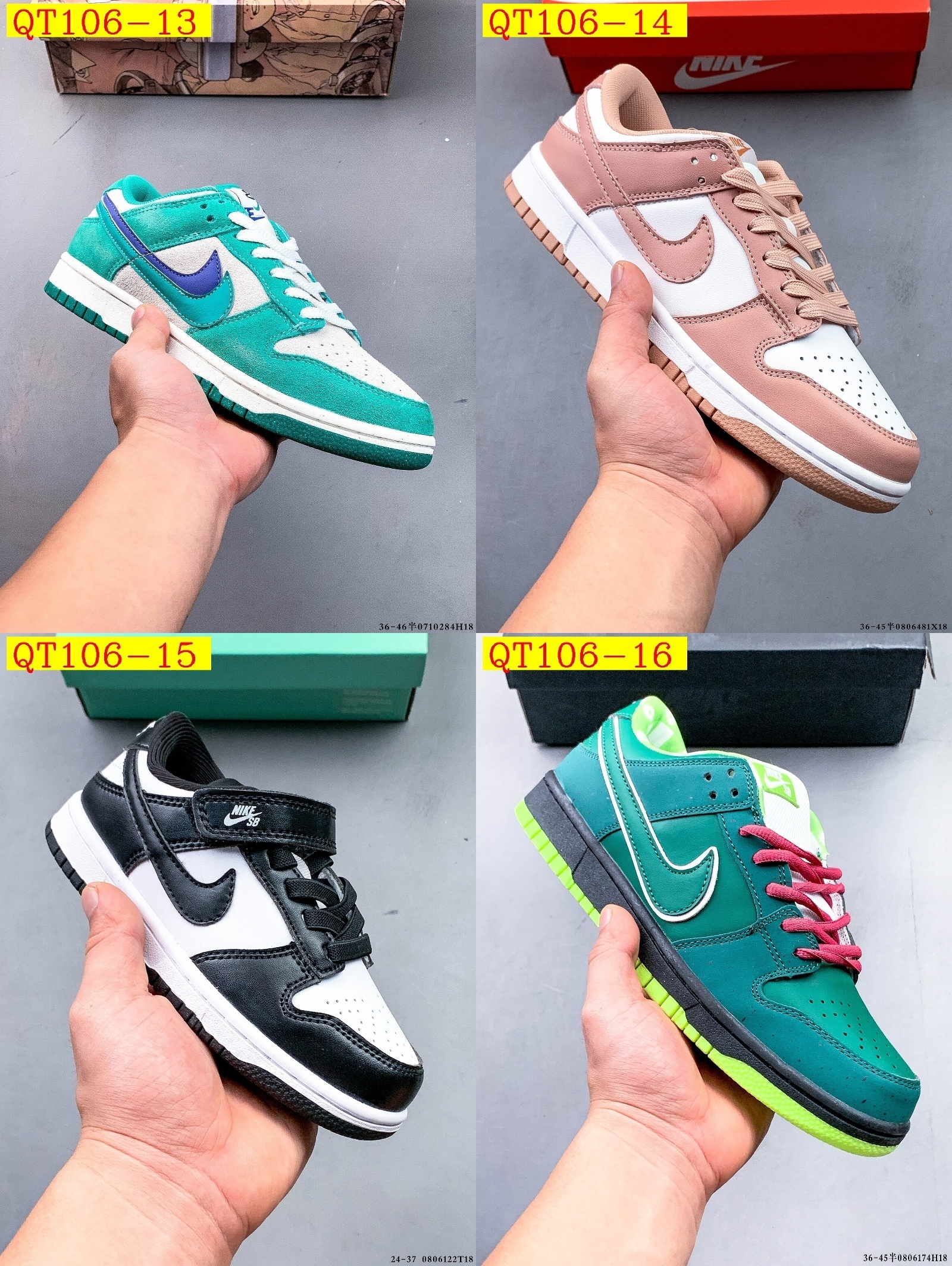 43$ NIKE SB DUNK LOW PRO size 36-45 half 415830 QT106 gallery