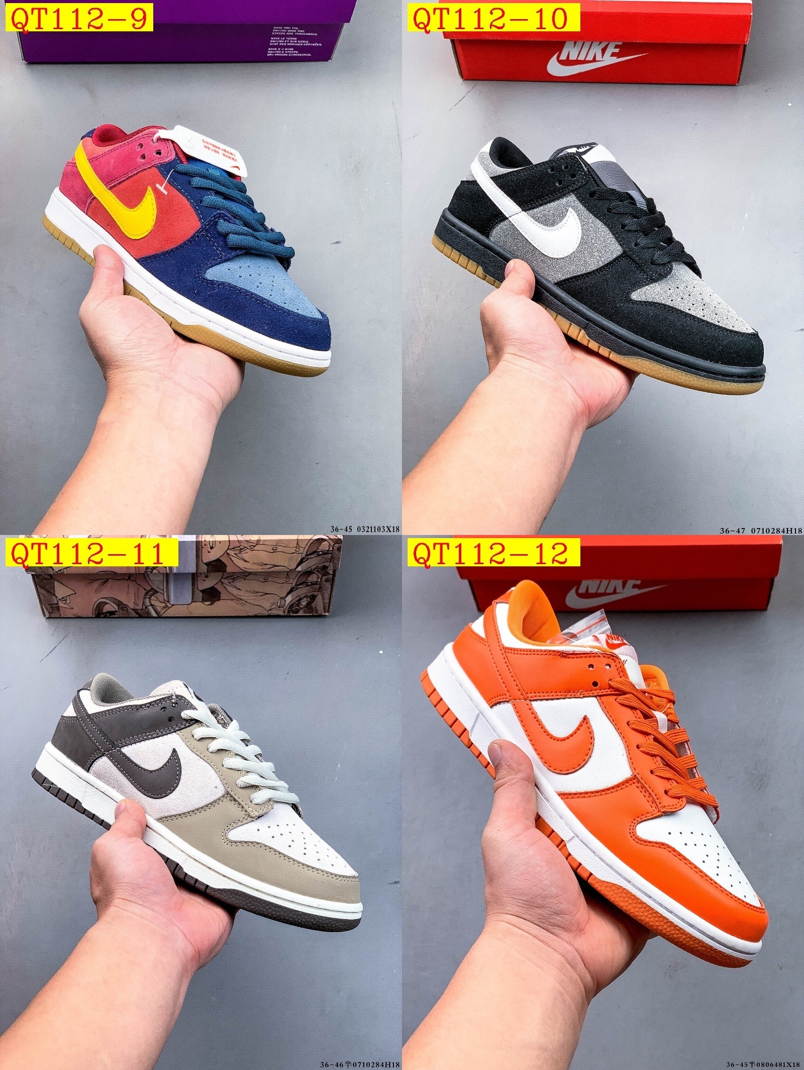 43$ NIKE SB DUNK LOW PRO size 36-45 half 516870 QT112 gallery