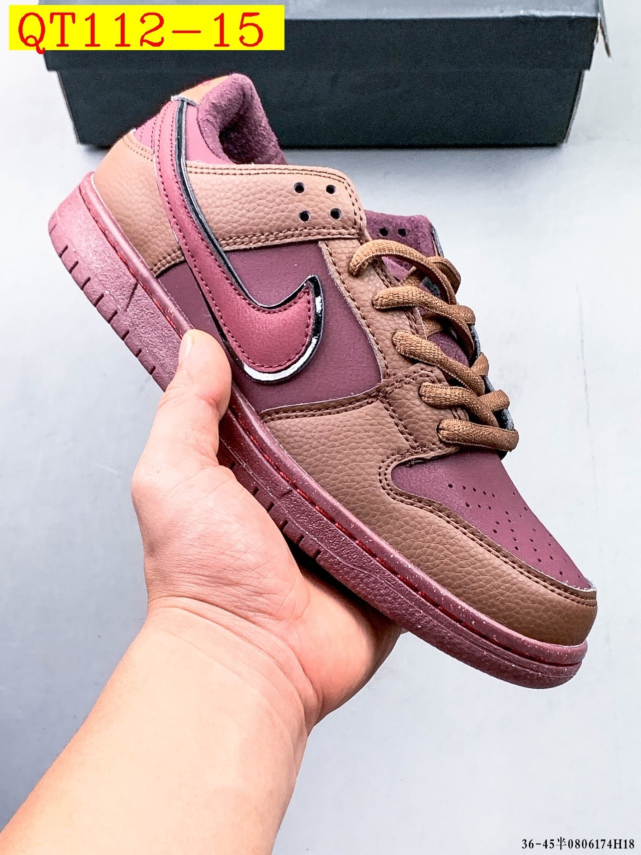 43$ NIKE SB DUNK LOW PRO size 36-45 half 516870 QT112 gallery