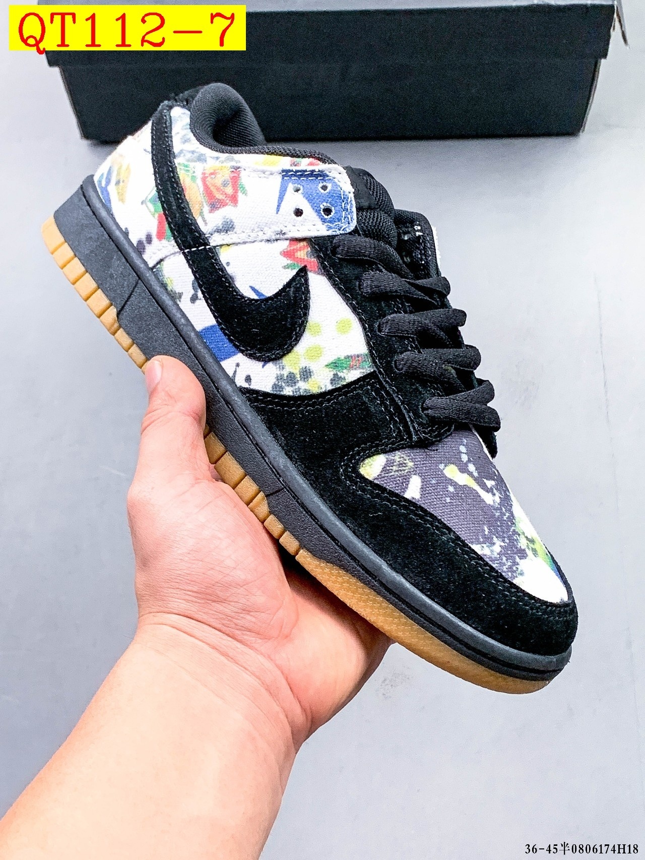 43$ NIKE SB DUNK LOW PRO size 36-45 half 516870 QT112 gallery