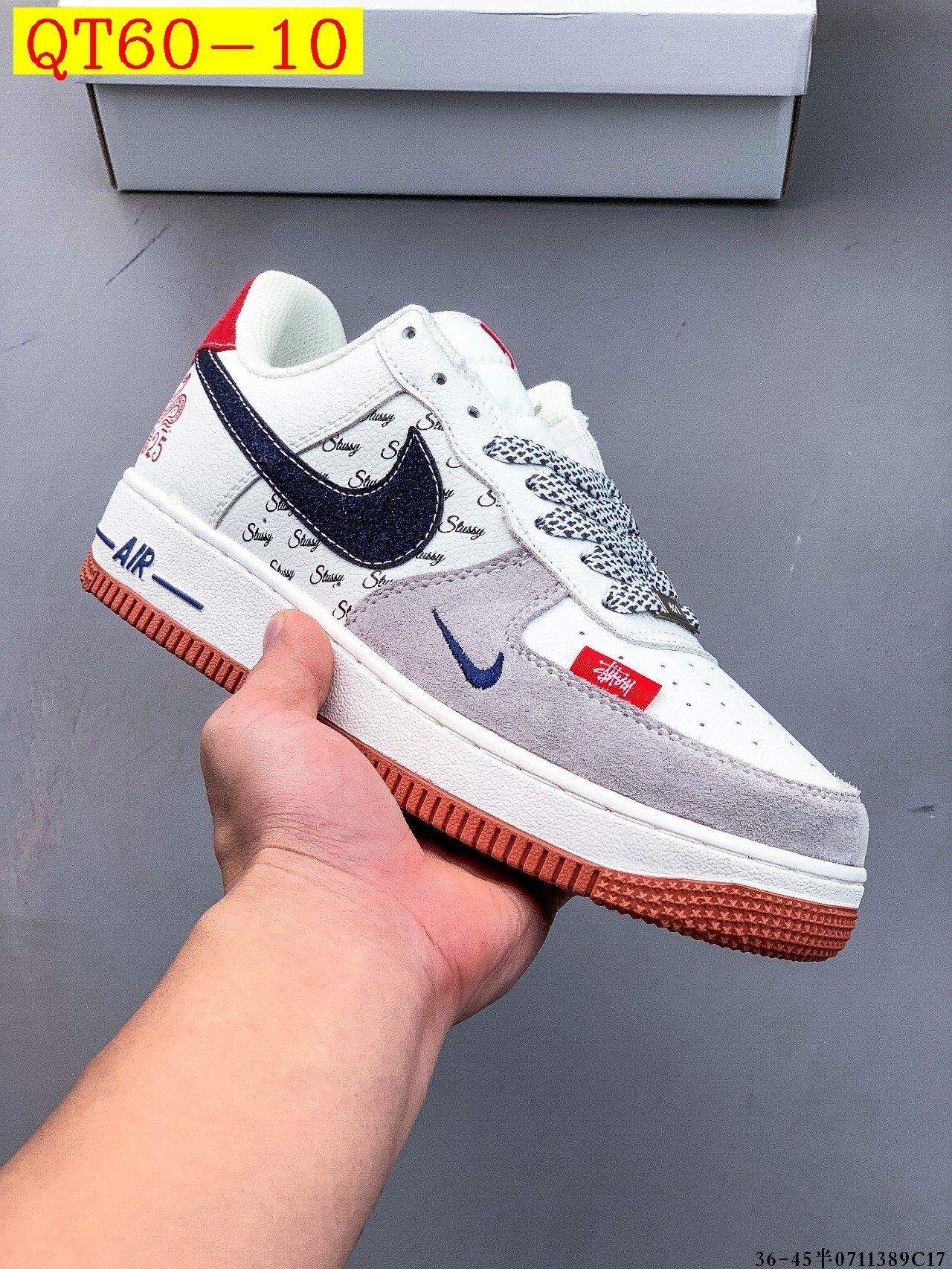 43$ Nike Air Force 1 Low size 36-45 half 510720 QT60 gallery
