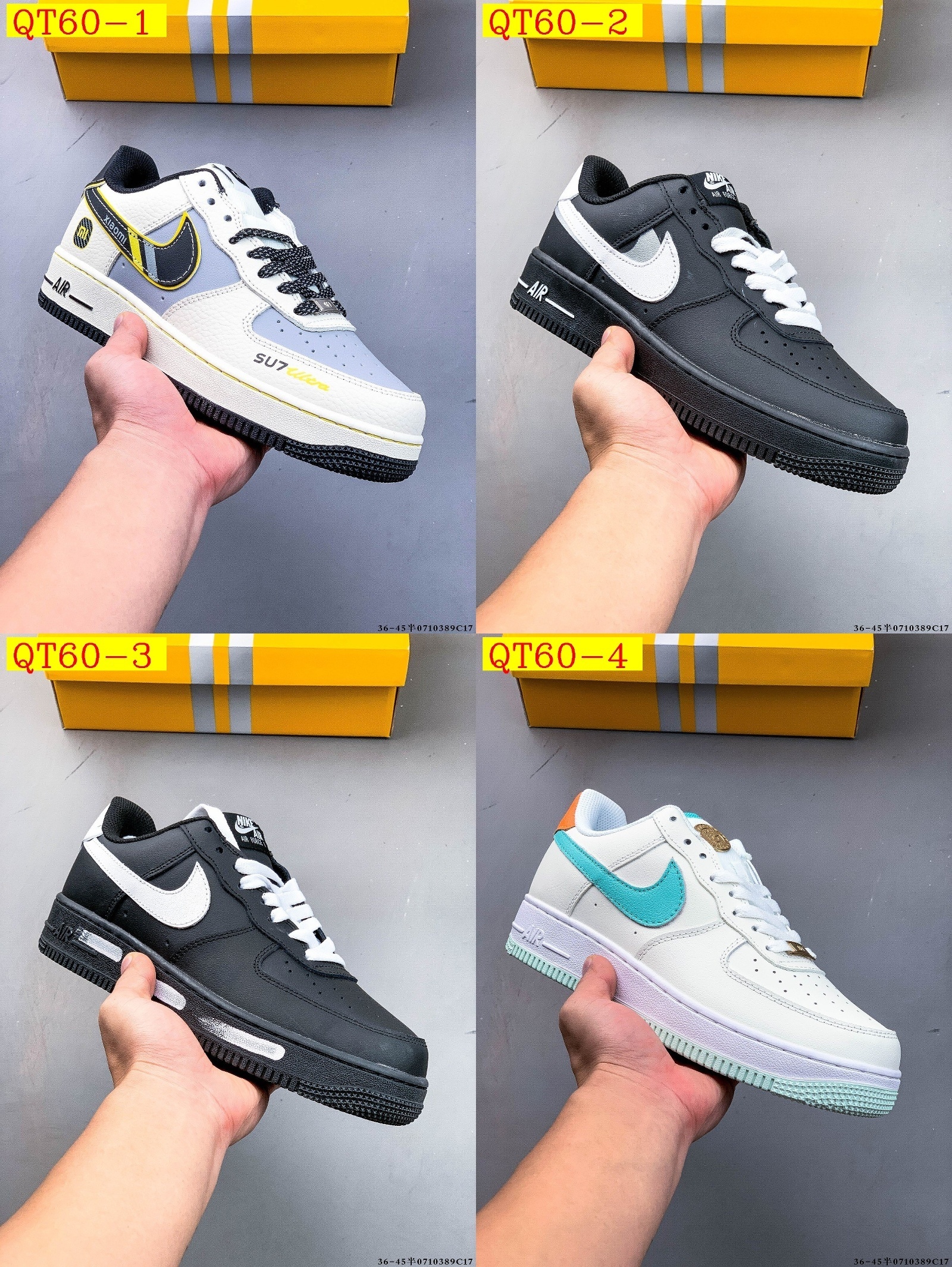 43$ Nike Air Force 1 Low size 36-45 half 510720 QT60 gallery