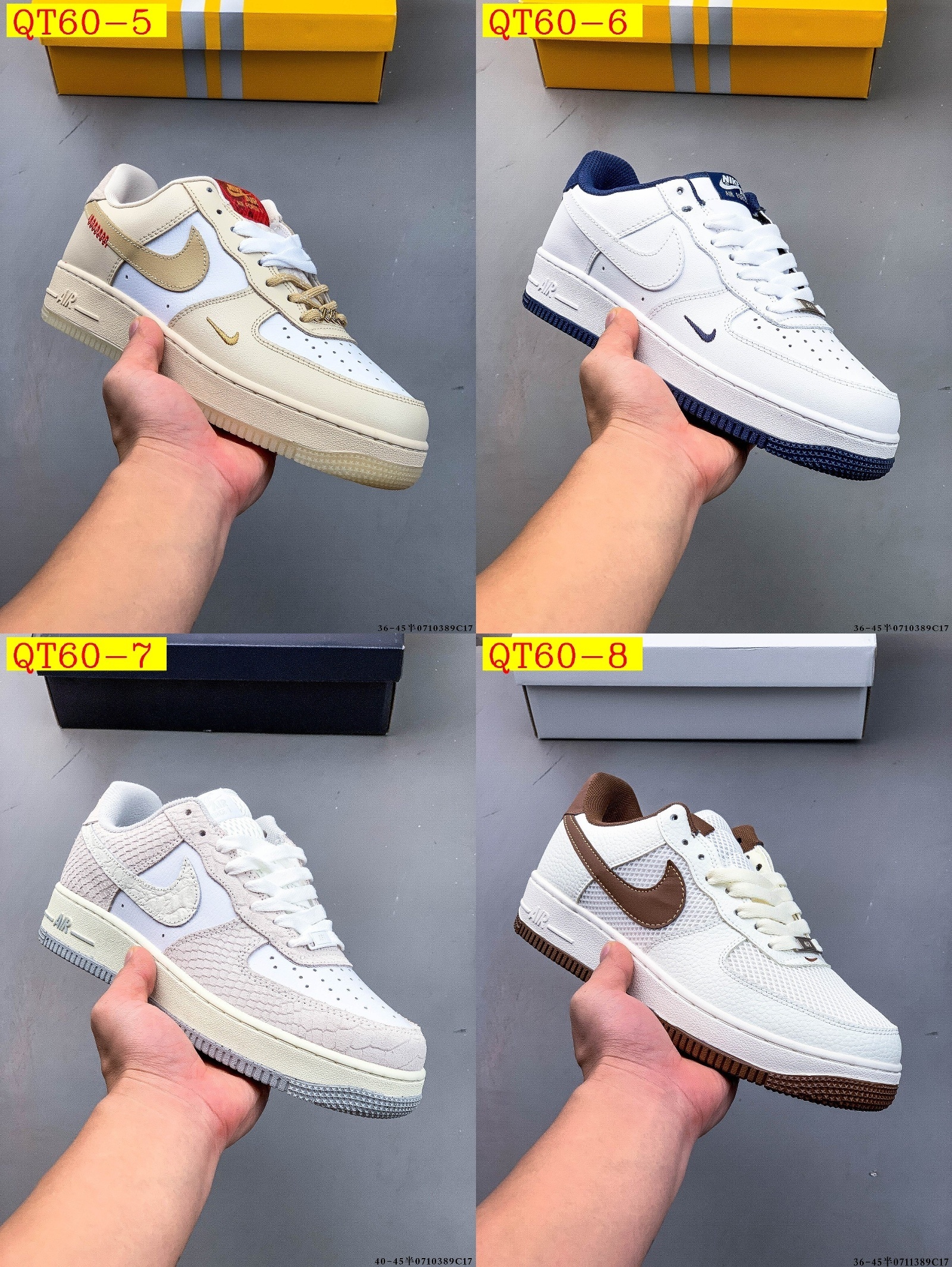 43$ Nike Air Force 1 Low size 36-45 half 510720 QT60 gallery