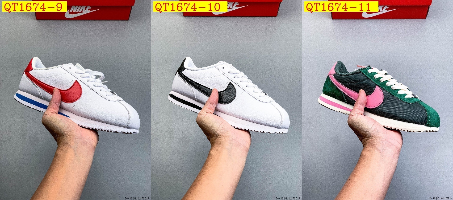 43$ Nike Classic Cortez Nylon Size 36-45 half 118960 QT1674 gallery