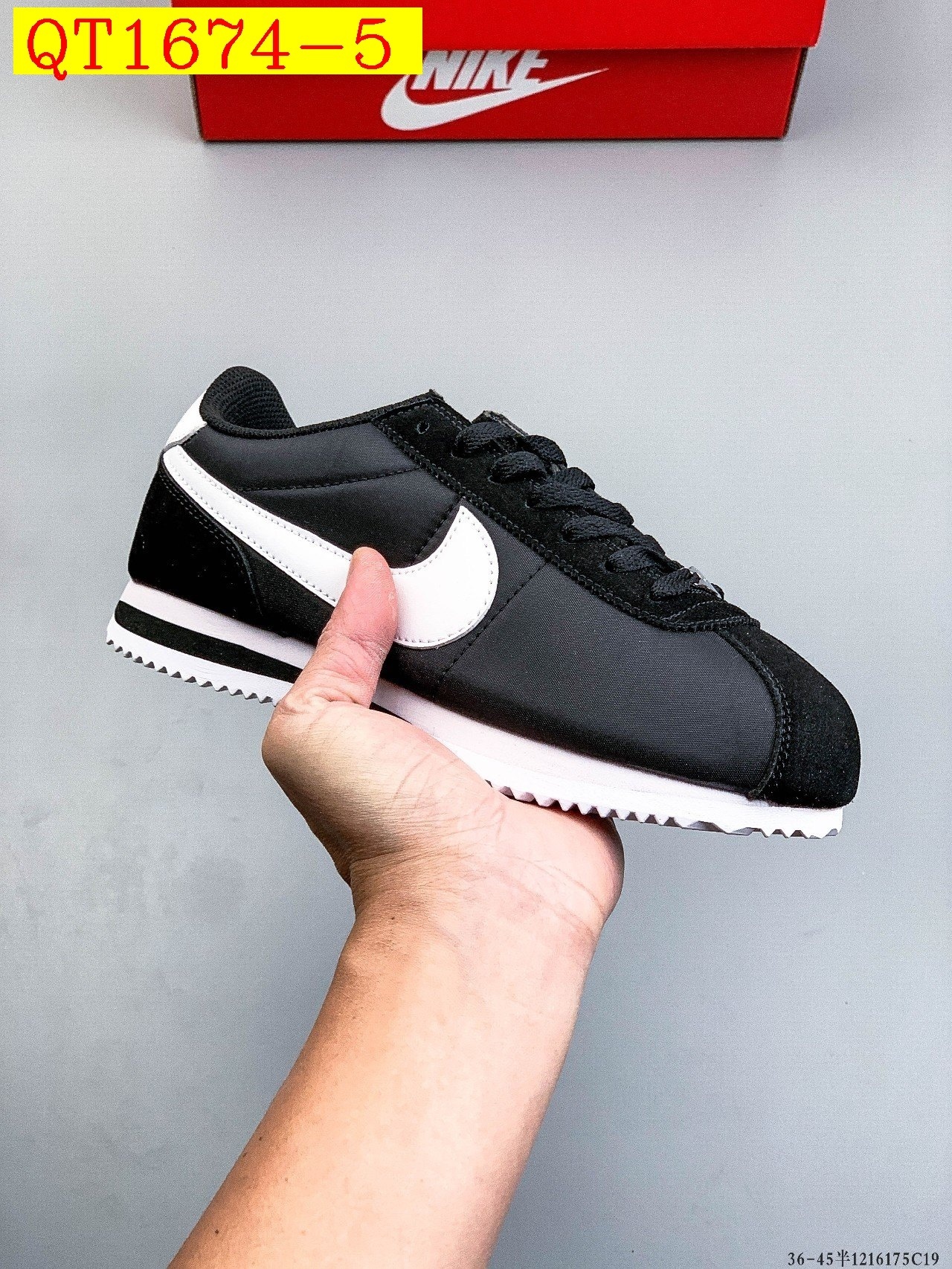 43$ Nike Classic Cortez Nylon Size 36-45 half 118960 QT1674 gallery