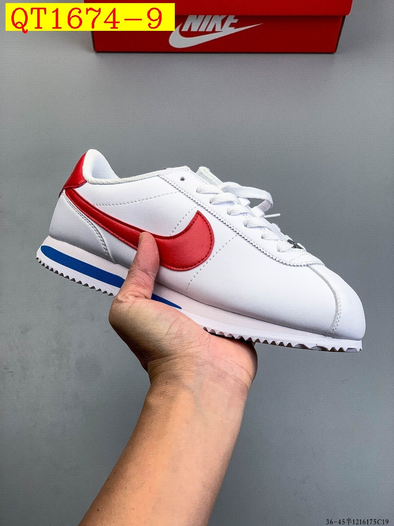43$ Nike Classic Cortez Nylon Size 36-45 half 118960 QT1674 gallery