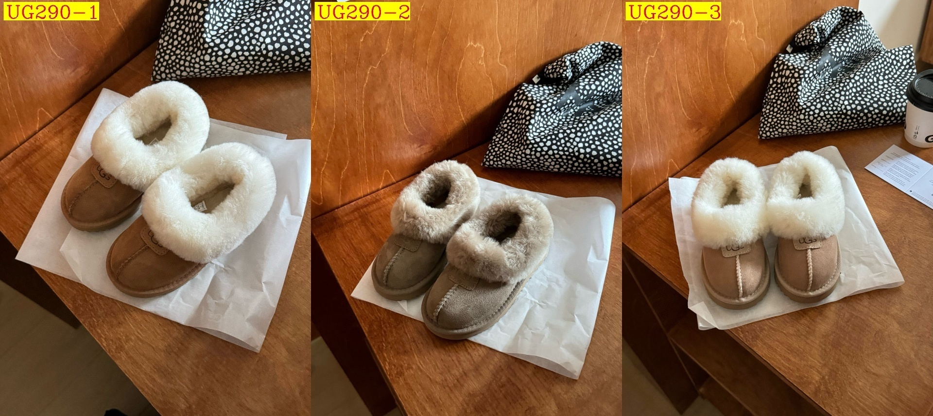 43$ Top Quality UGG mini Leather Wool for kids size 25-34 126200 UG290 gallery