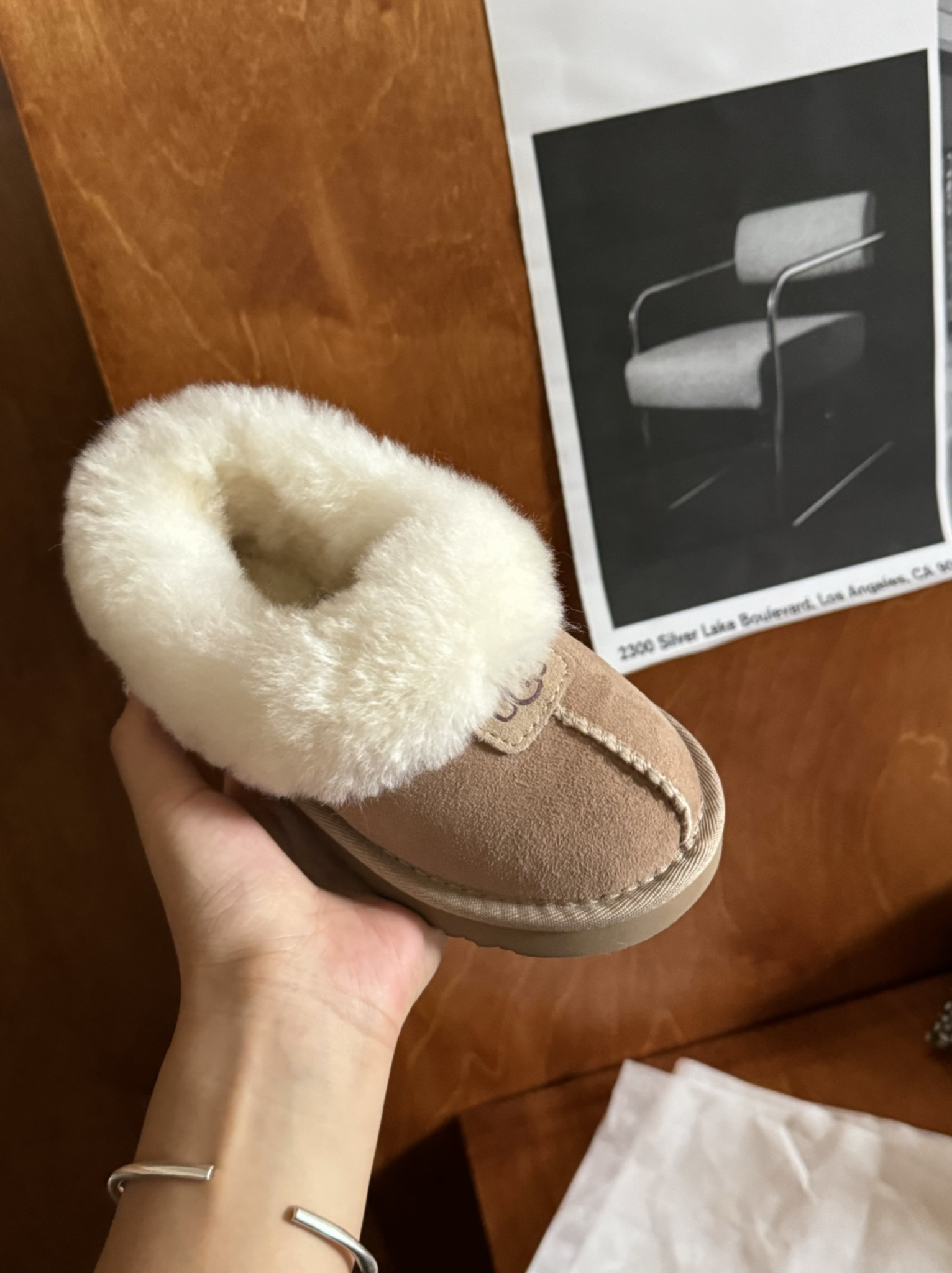 43$ Top Quality UGG mini Leather Wool for kids size 25-34 126200 UG290 gallery