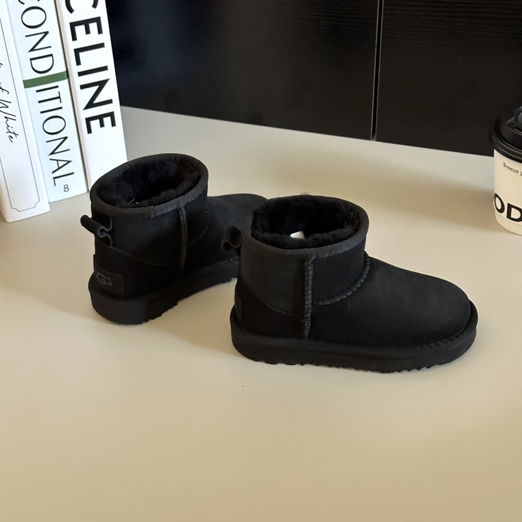 43$ Top Quality UGG mini Leather Wool for kids size 25-34 326240 UG291 gallery