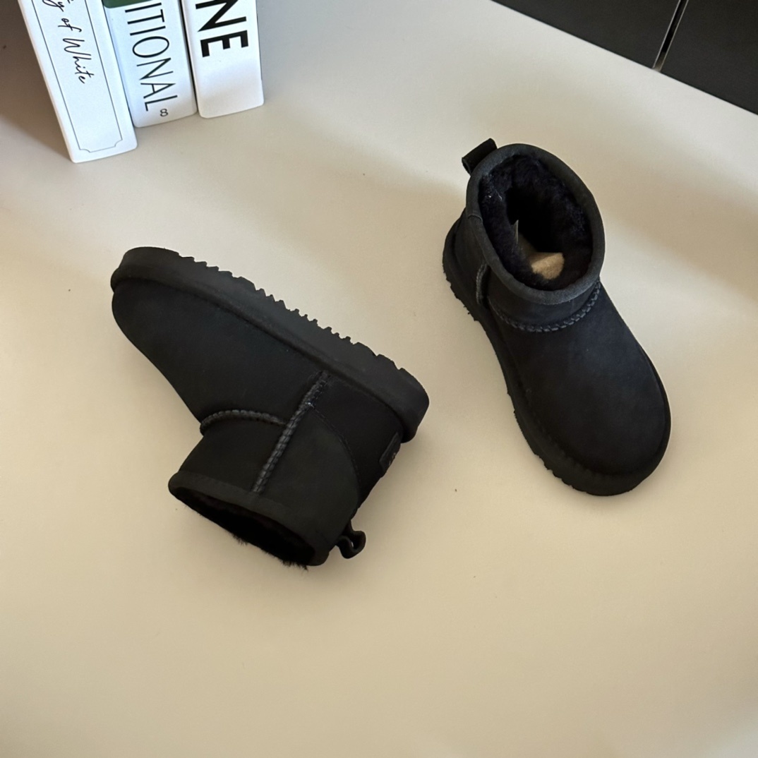 43$ Top Quality UGG mini Leather Wool for kids size 25-34 326240 UG291 gallery