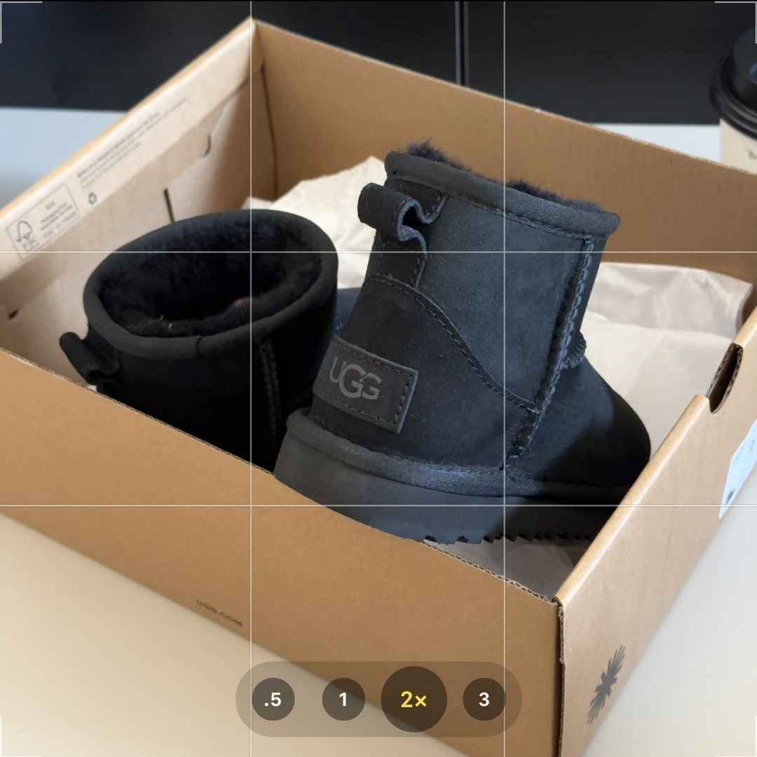 43$ Top Quality UGG mini Leather Wool for kids size 25-34 326240 UG291 gallery